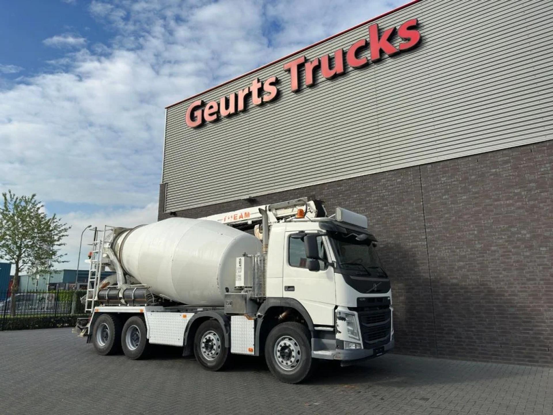 Foto 6 van Volvo FM 410 8X4 + STETTER 9 M3 MIXER/MISCHER + THEAM 15 M TRANSPORTBAND/BELT