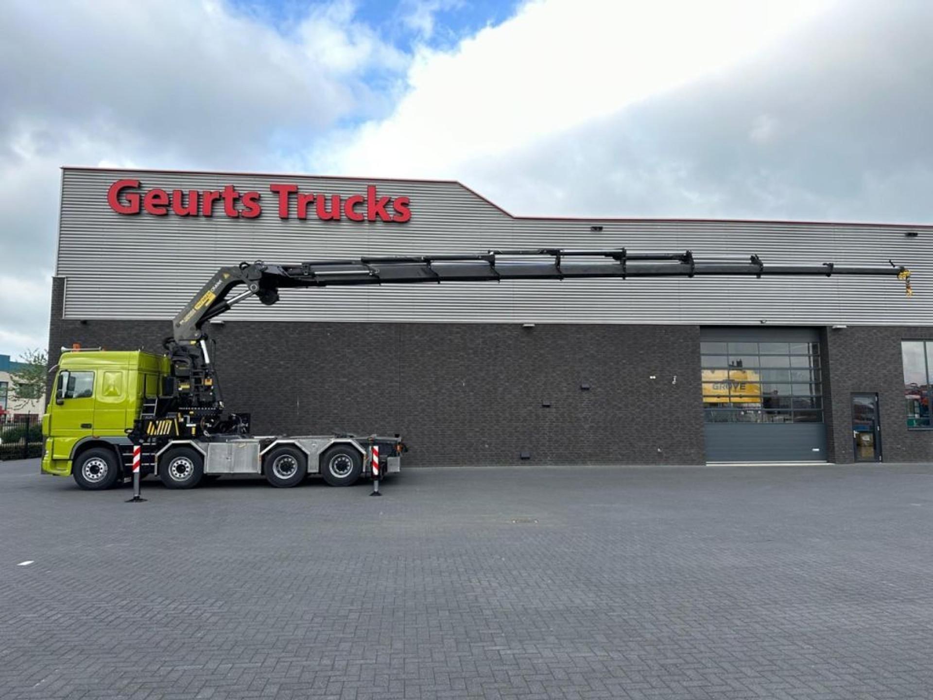 Foto 1 van DAF XF 430 8X4 TREKKER-BAKWAGEN COMBI + PALFINGER PK 100002 H KRAAN/KRAN/CRANE/GRUA