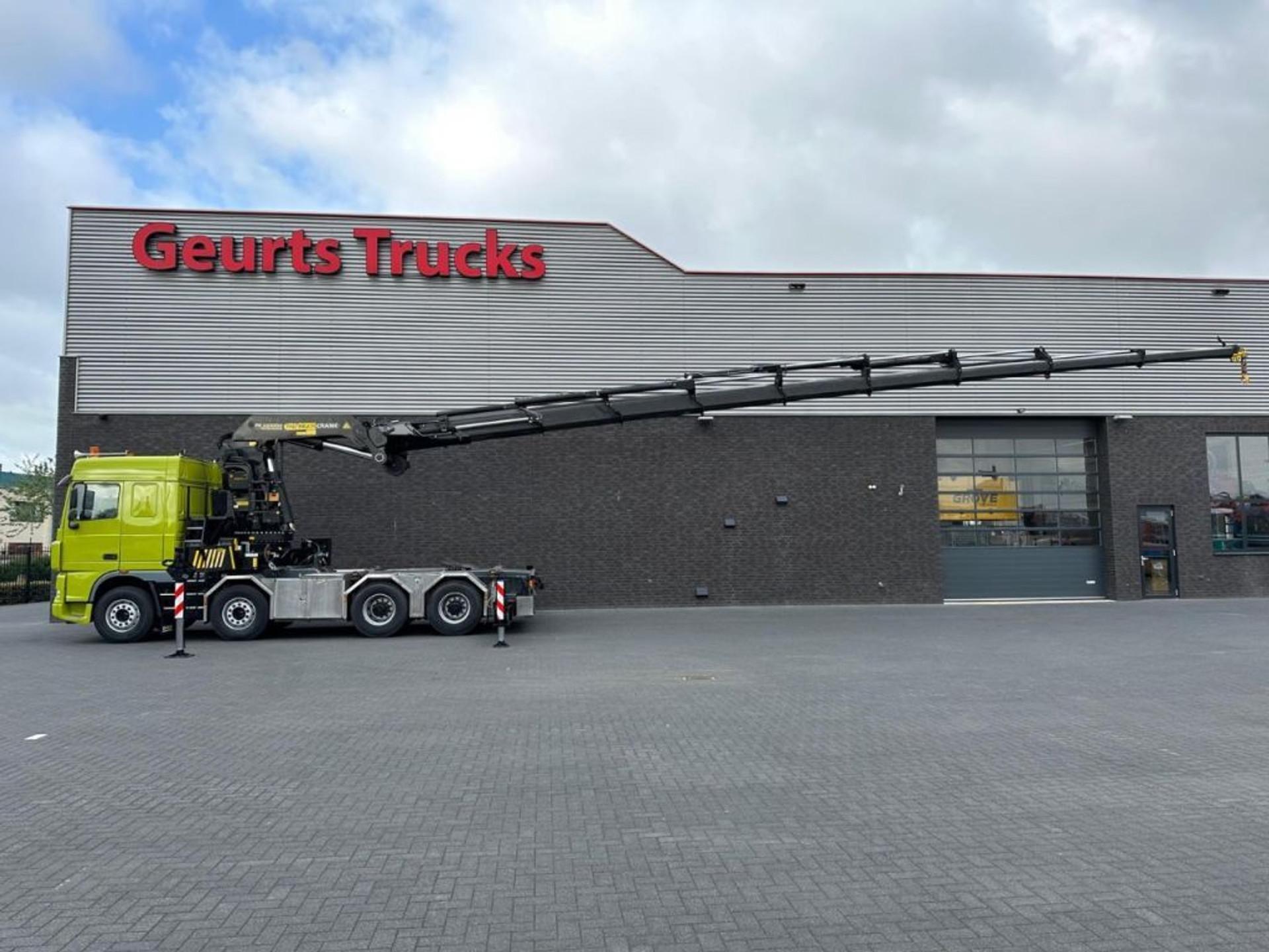 Foto 4 van DAF XF 430 8X4 TREKKER-BAKWAGEN COMBI + PALFINGER PK 100002 H KRAAN/KRAN/CRANE/GRUA