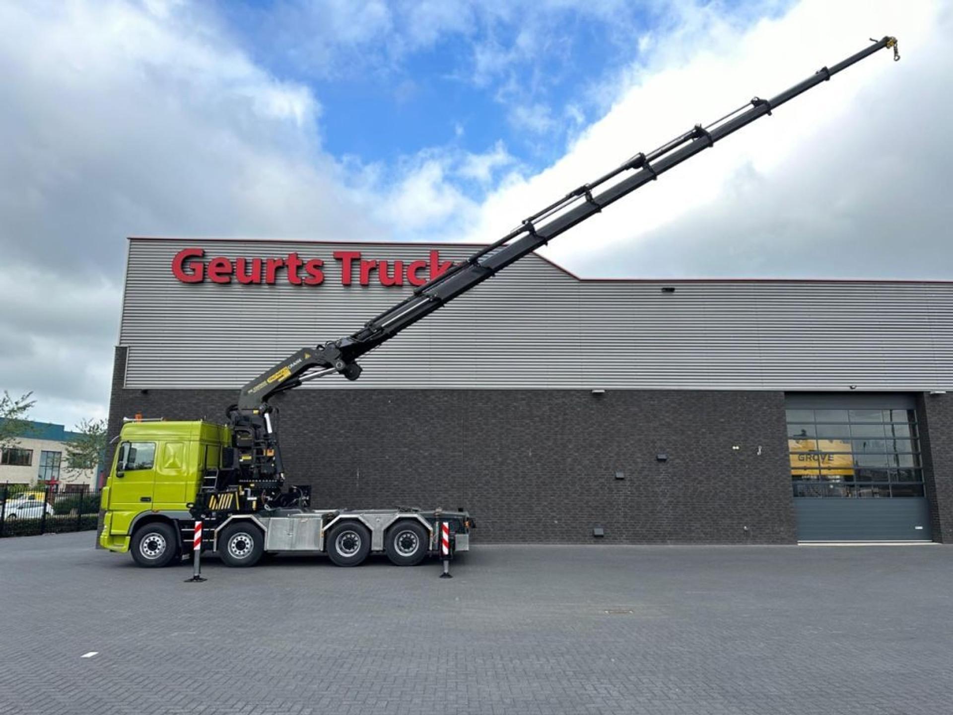 Foto 5 van DAF XF 430 8X4 TREKKER-BAKWAGEN COMBI + PALFINGER PK 100002 H KRAAN/KRAN/CRANE/GRUA