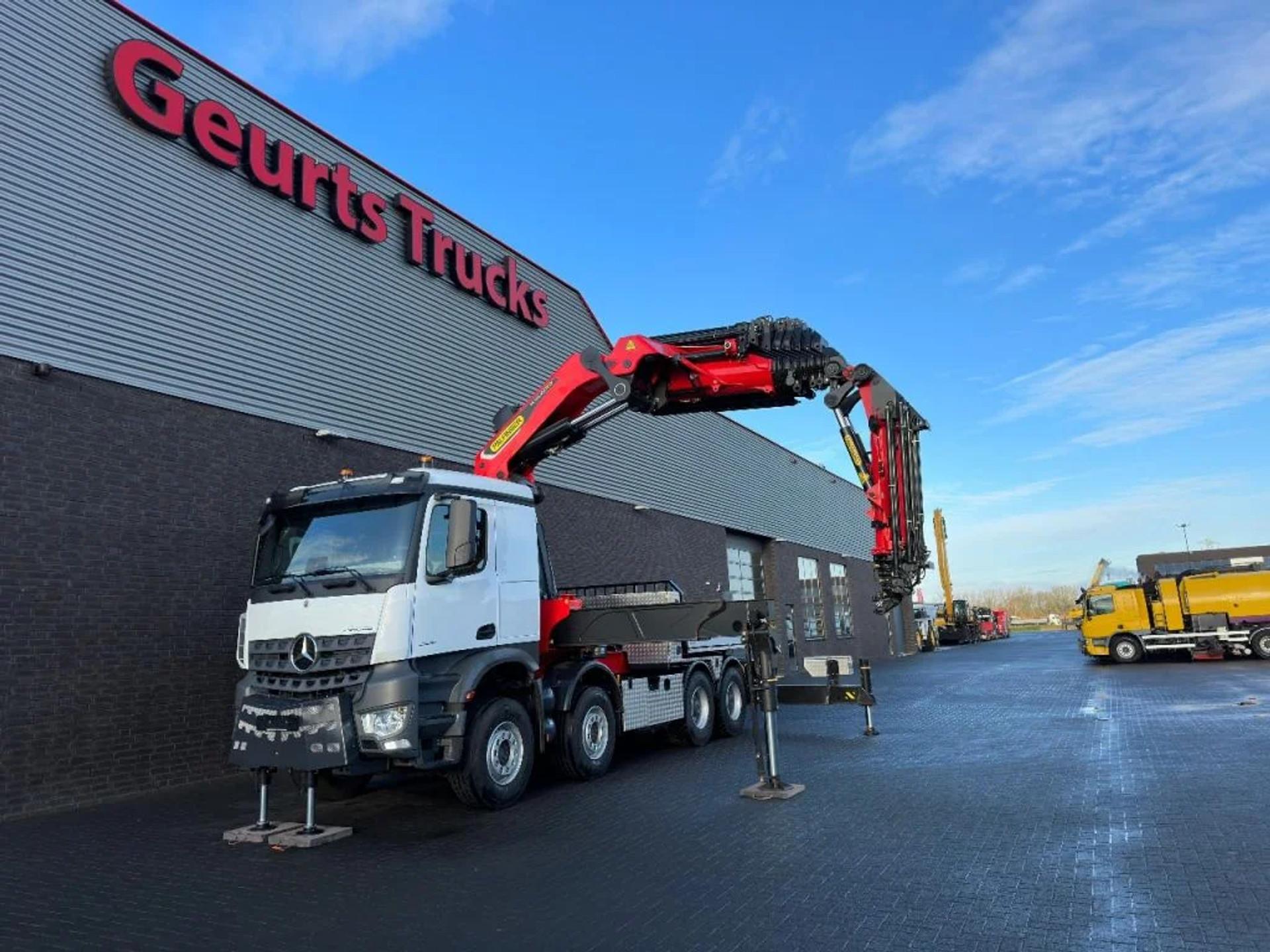 Foto 11 van Mercedes-Benz Arocs 3251 8X4 TREKKER-BAKWAGEN COMBI + PALFINGER PK 135.002 G TEC7 + JIB PJ190 E DPS-C NEW/KRAAN/KRAN/CRANE/GRUA