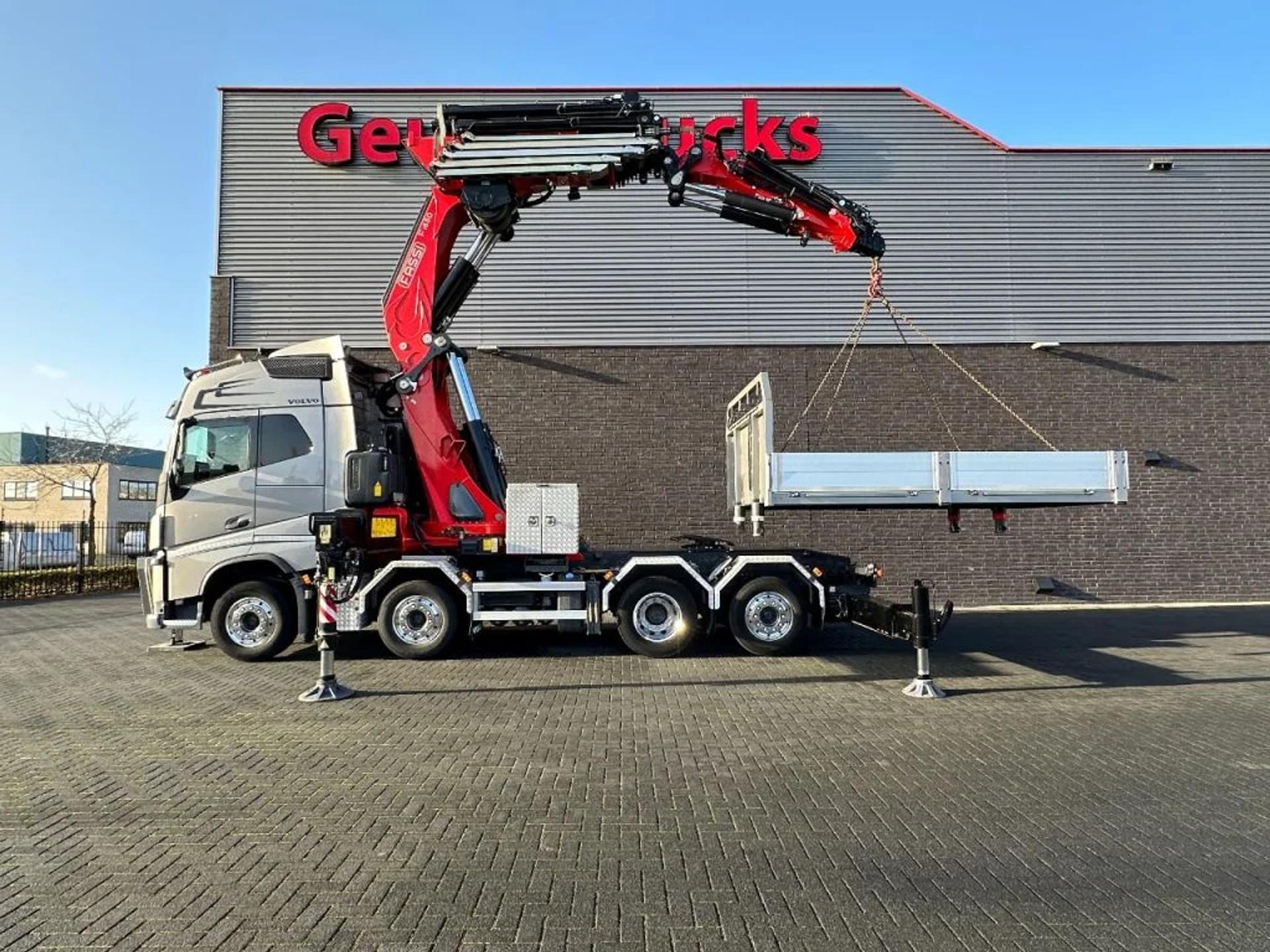 Foto 9 van Volvo FH 540 8X2 TREKKER-BAKWAGEN COMBI + FASSI F1650RA.2.28 + JIB L816 KRAAN/KRAN/CRANE/GRUA