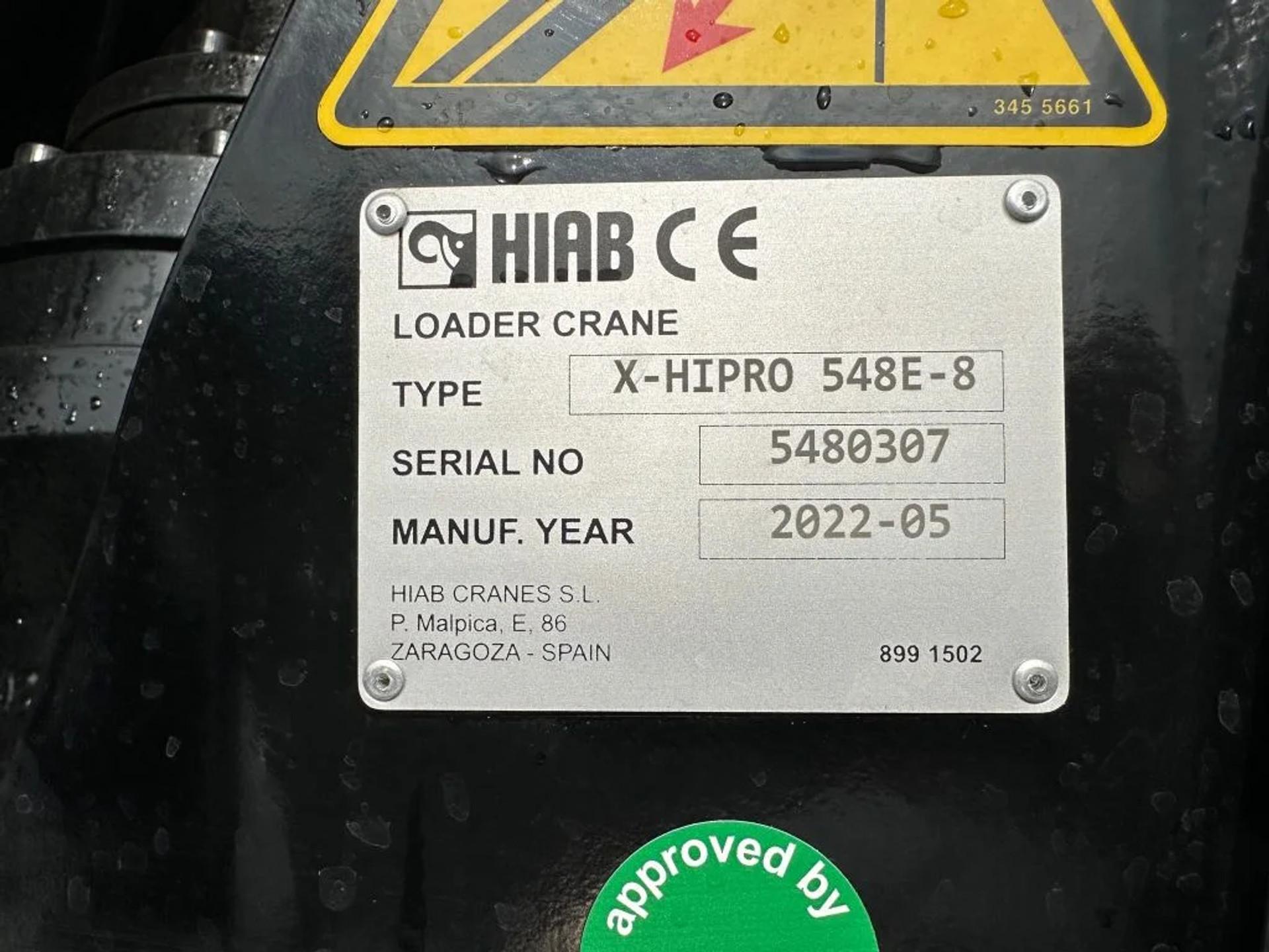 Foto 24 van Volvo FMX 500 8X4 HIAB HAAKARM + HIAB 548 E-8 KRAAN/KRAN/CRANE/GRUA