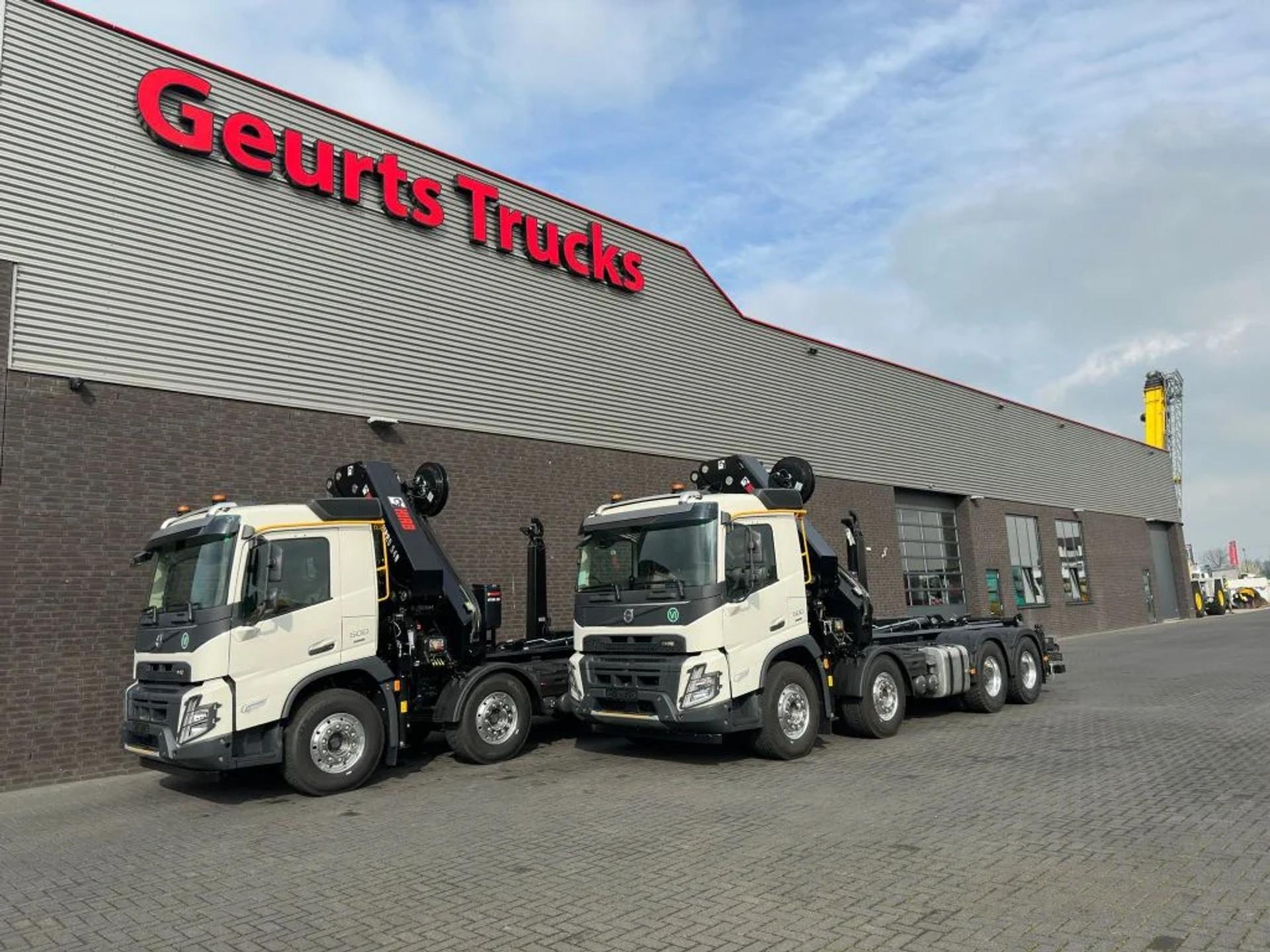 Foto 40 van Volvo FMX 500 8X4 HIAB HAAKARM + HIAB 548 E-8 KRAAN/KRAN/CRANE/GRUA