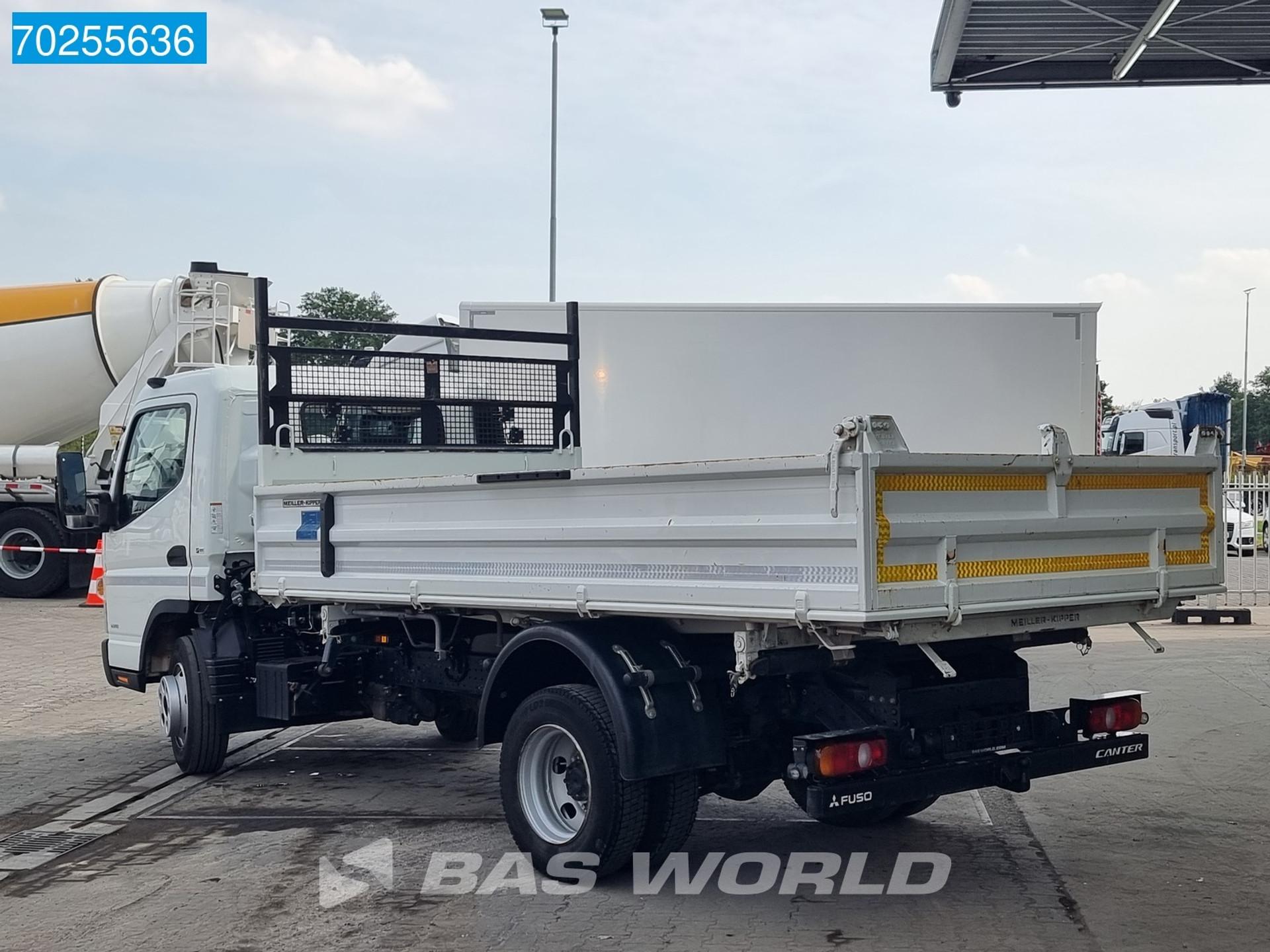 Foto 16 van FUSO 7C18 3.0L Meiller 3 zijdige Kipper 7Tonner Airco Tipper Benne Kieper 4m3 Airco Trekhaak