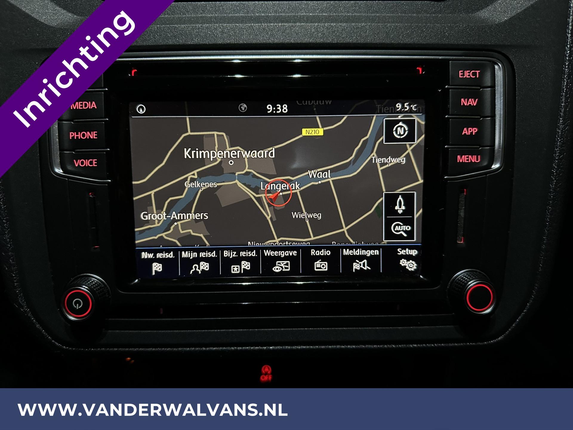Foto 4 van Volkswagen Caddy 2.0 TDI L1H1 Inrichting Euro6 Airco | Navigatie | Camera | Trekhaak | Apple Carplay | Cruisecontrol