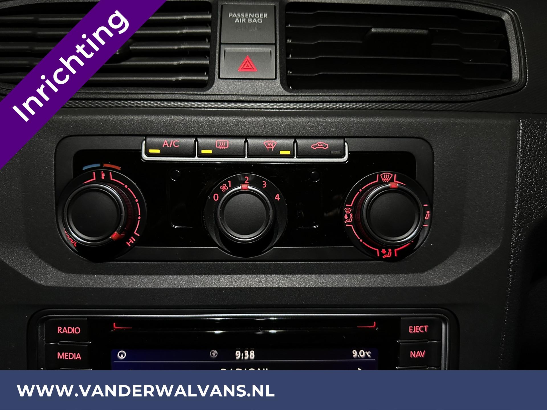 Foto 8 van Volkswagen Caddy 2.0 TDI L1H1 Inrichting Euro6 Airco | Navigatie | Camera | Trekhaak | Apple Carplay | Cruisecontrol