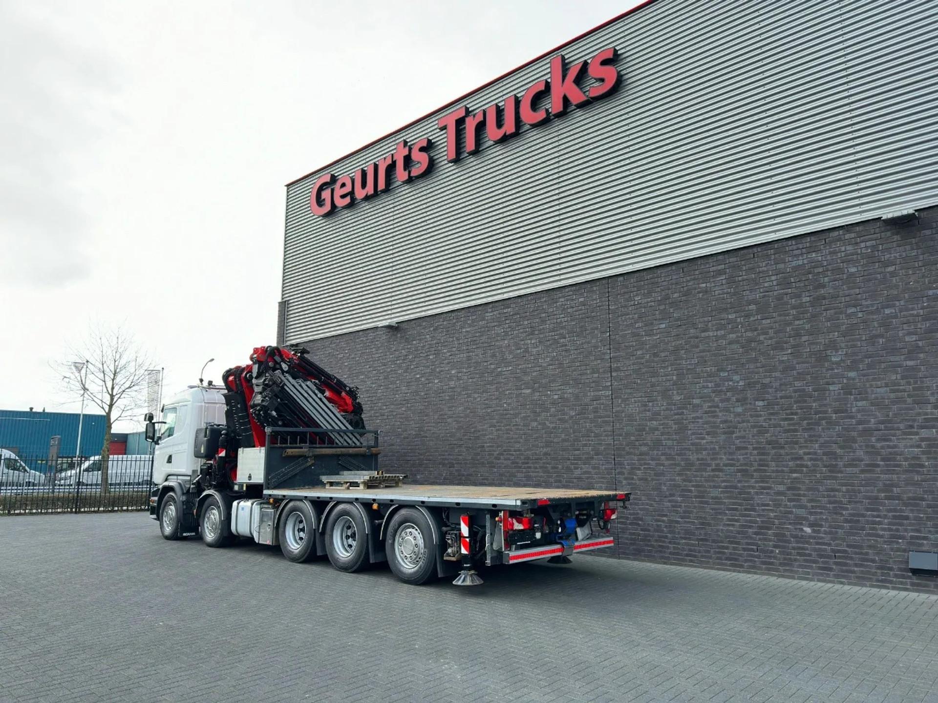 Foto 10 van Scania R520 V8 10X4 TRIDEM + F1650RA.2.28 + JIB L816 KRAAN/KRAN/CRANE/GRUA