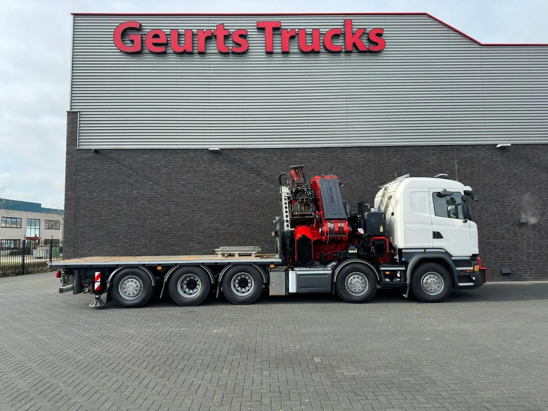 Foto 11 van Scania R520 V8 10X4 TRIDEM + F1650RA.2.28 + JIB L816 KRAAN/KRAN/CRANE/GRUA