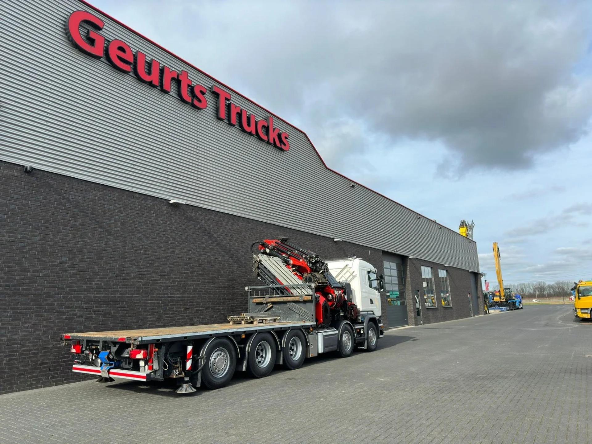 Foto 12 van Scania R520 V8 10X4 TRIDEM + F1650RA.2.28 + JIB L816 KRAAN/KRAN/CRANE/GRUA