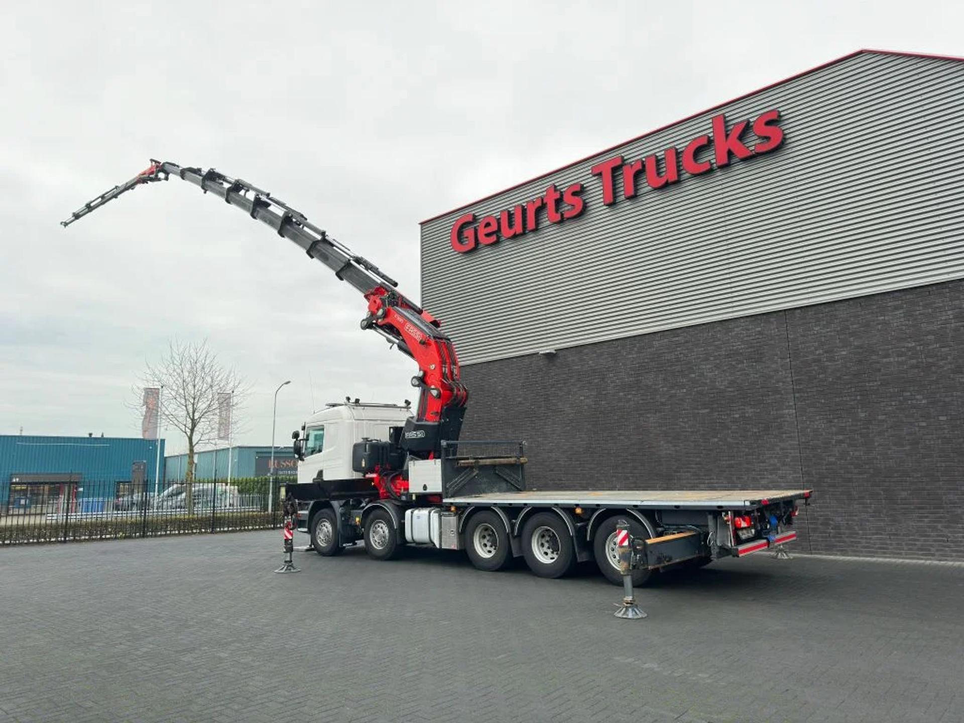 Foto 6 van Scania R520 V8 10X4 TRIDEM + F1650RA.2.28 + JIB L816 KRAAN/KRAN/CRANE/GRUA