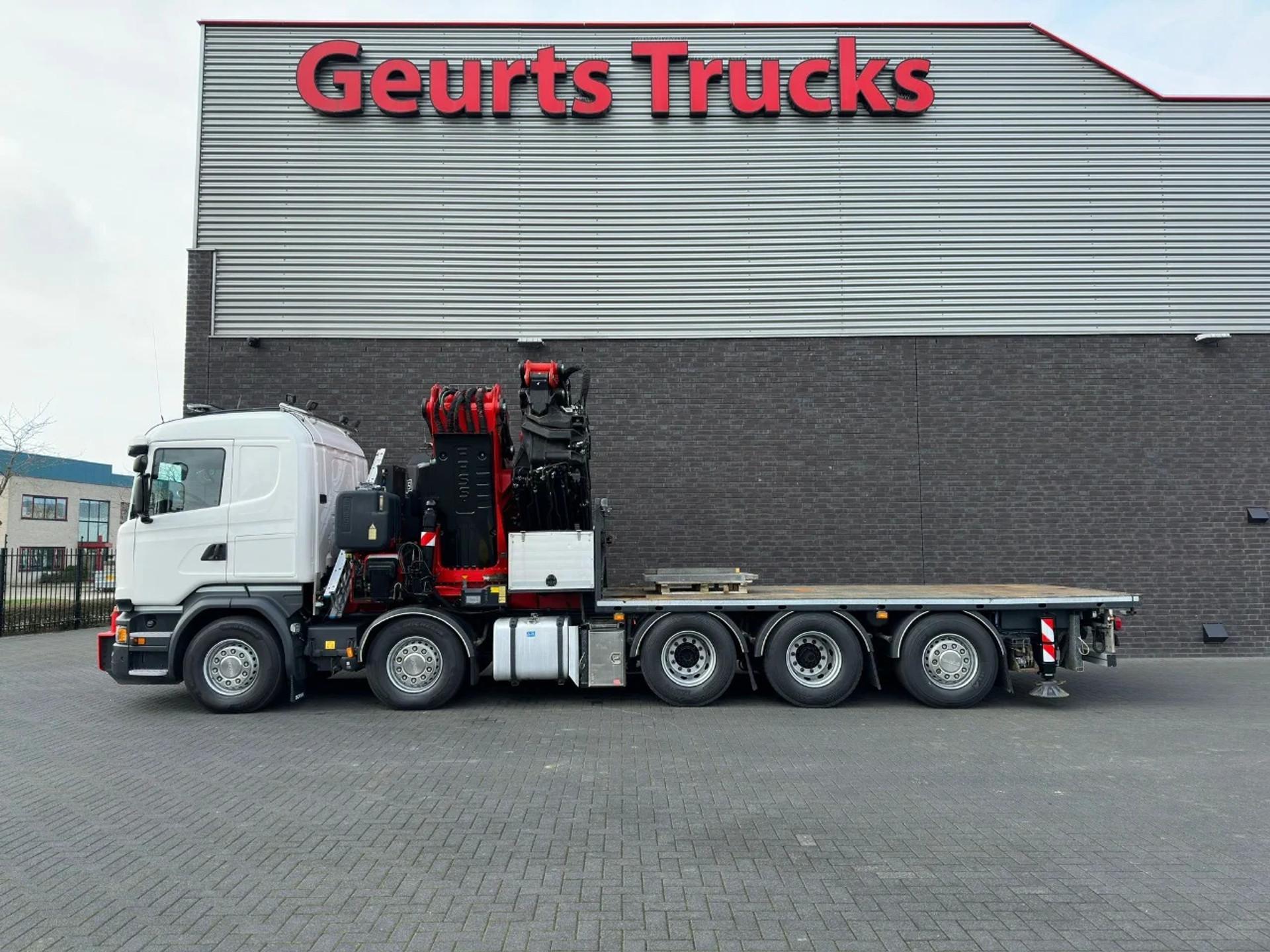 Foto 8 van Scania R520 V8 10X4 TRIDEM + F1650RA.2.28 + JIB L816 KRAAN/KRAN/CRANE/GRUA