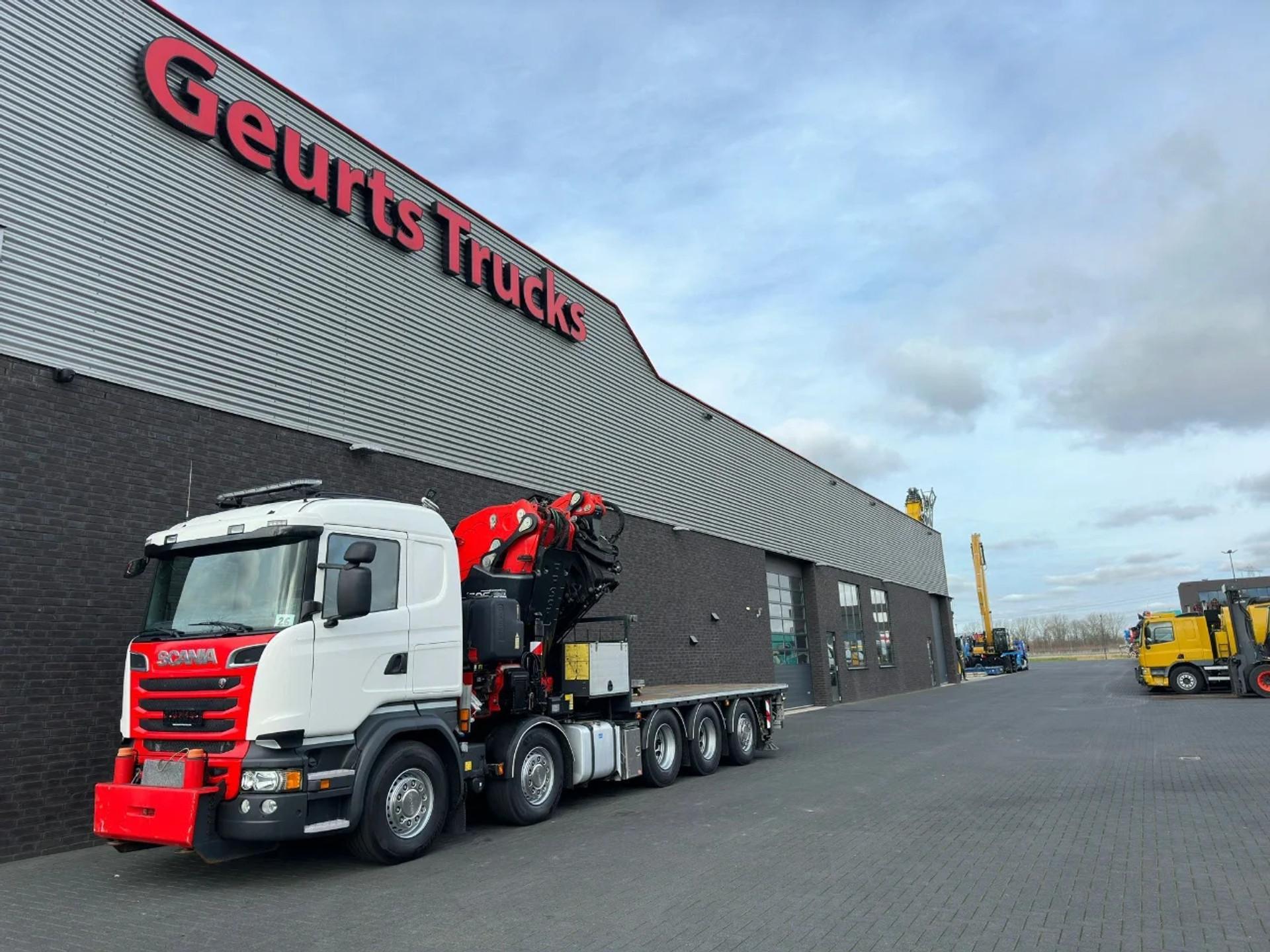 Foto 9 van Scania R520 V8 10X4 TRIDEM + F1650RA.2.28 + JIB L816 KRAAN/KRAN/CRANE/GRUA