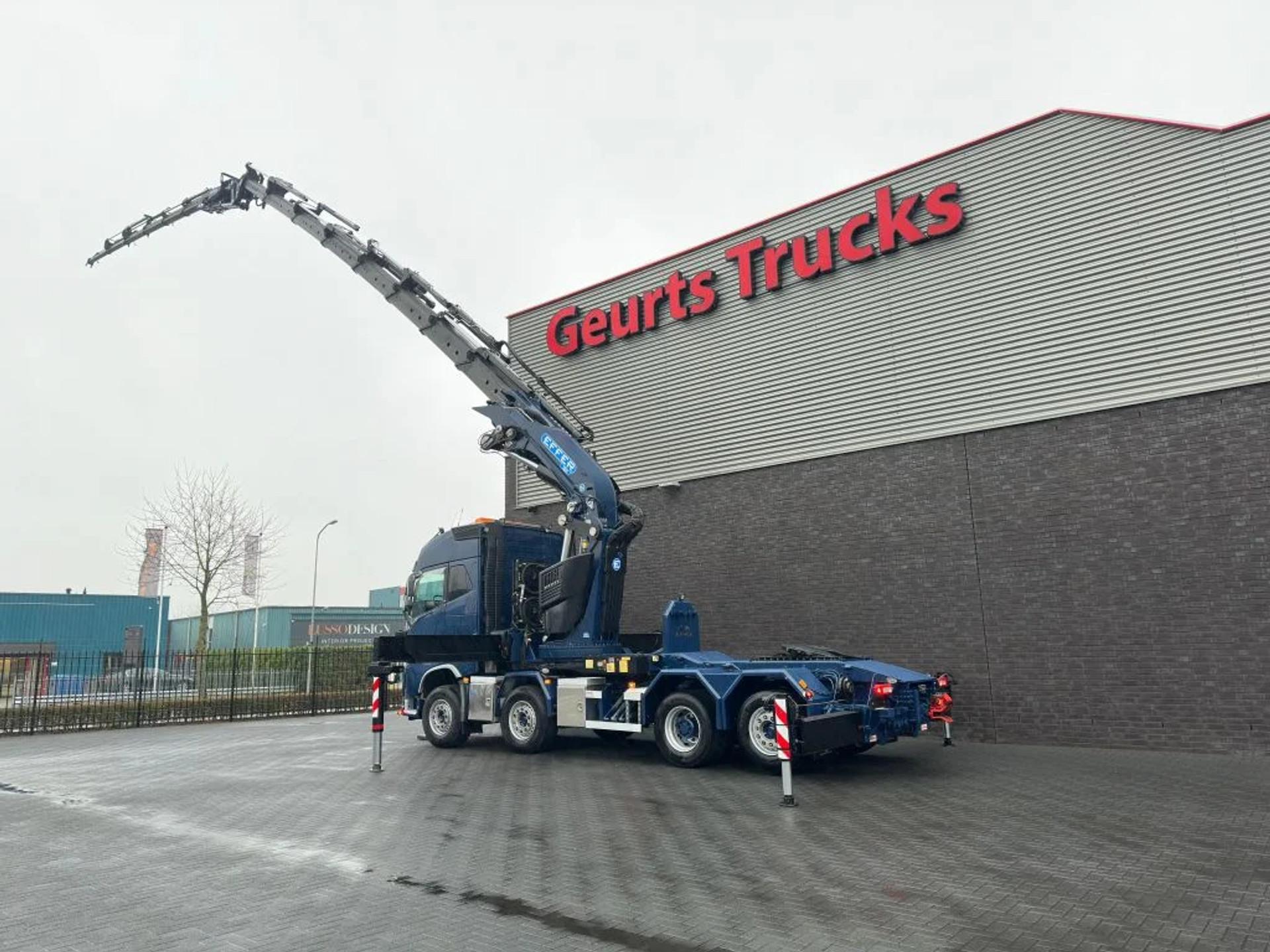 Foto 6 van Volvo FH 16.650 8X2 + EFFER 1855/8S + JIB 6S HEAVY DUTY KRAAN/KRAN/CRANE/GRUA