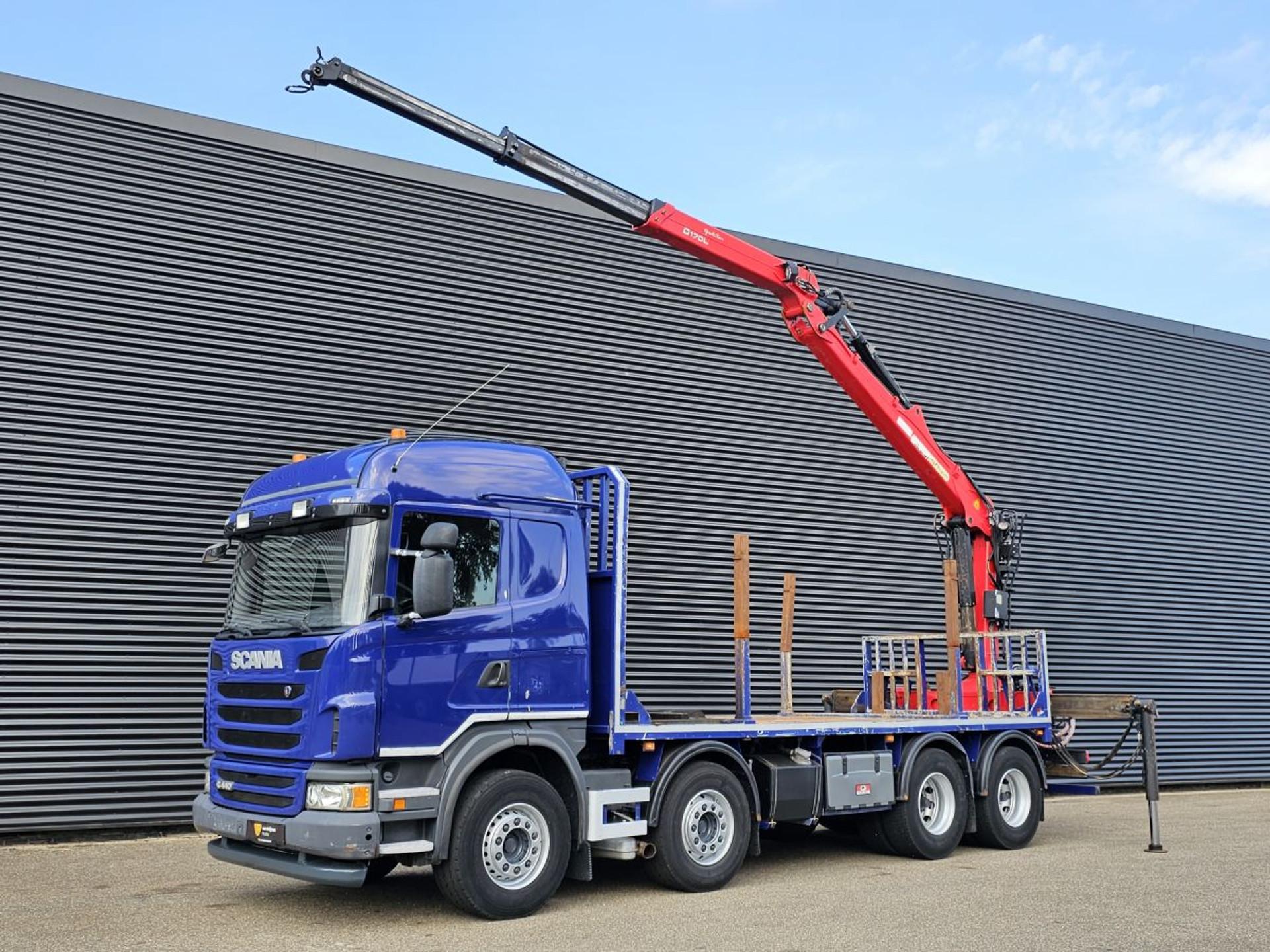 Foto 1 van Scania G440 8x4 / PALFINGER EPSILON CRANE / RETARDER