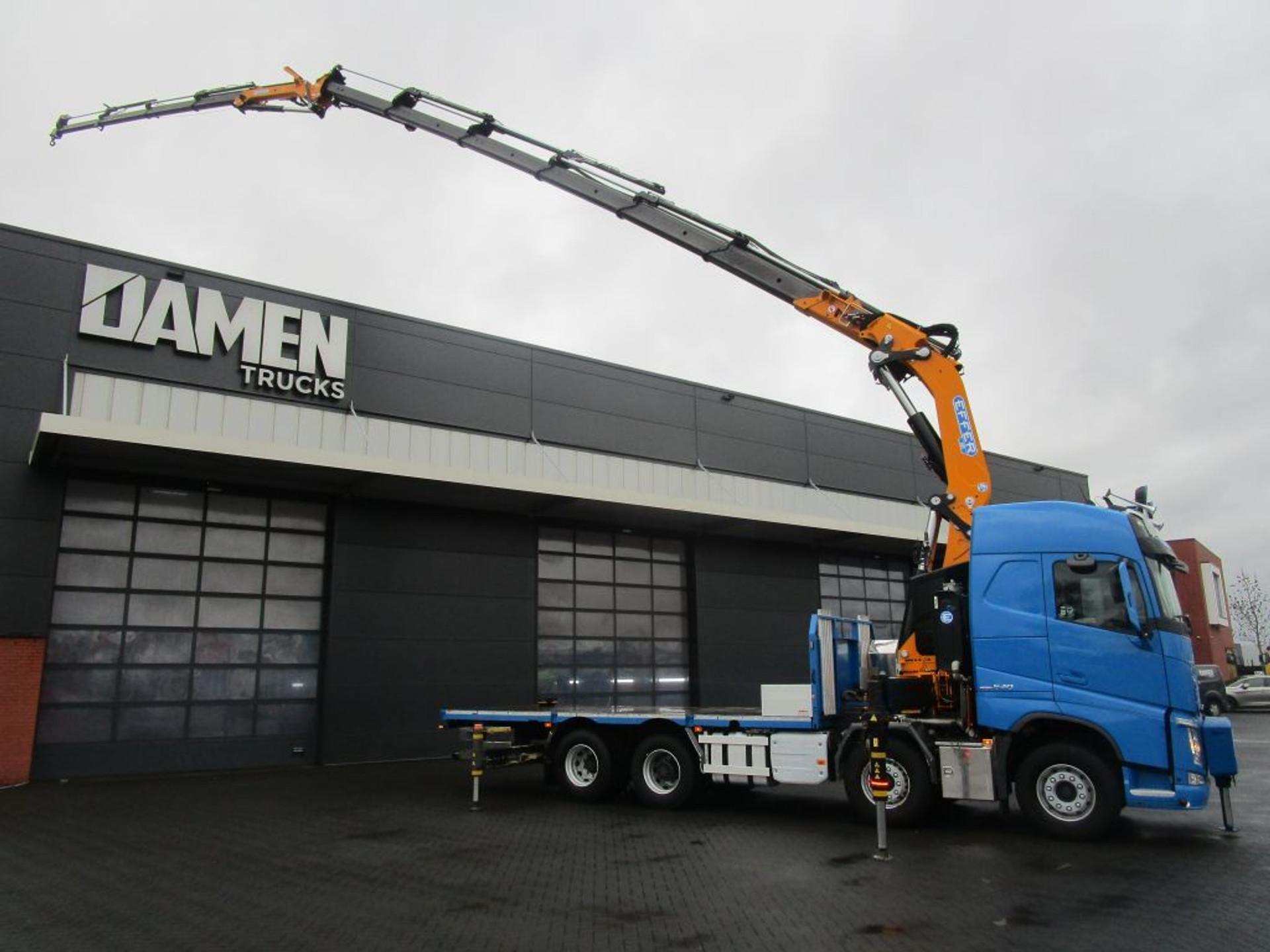 Foto 10 van Volvo FH 550 8x2 Euro 6 EFFER 685/6S + JIB 4S