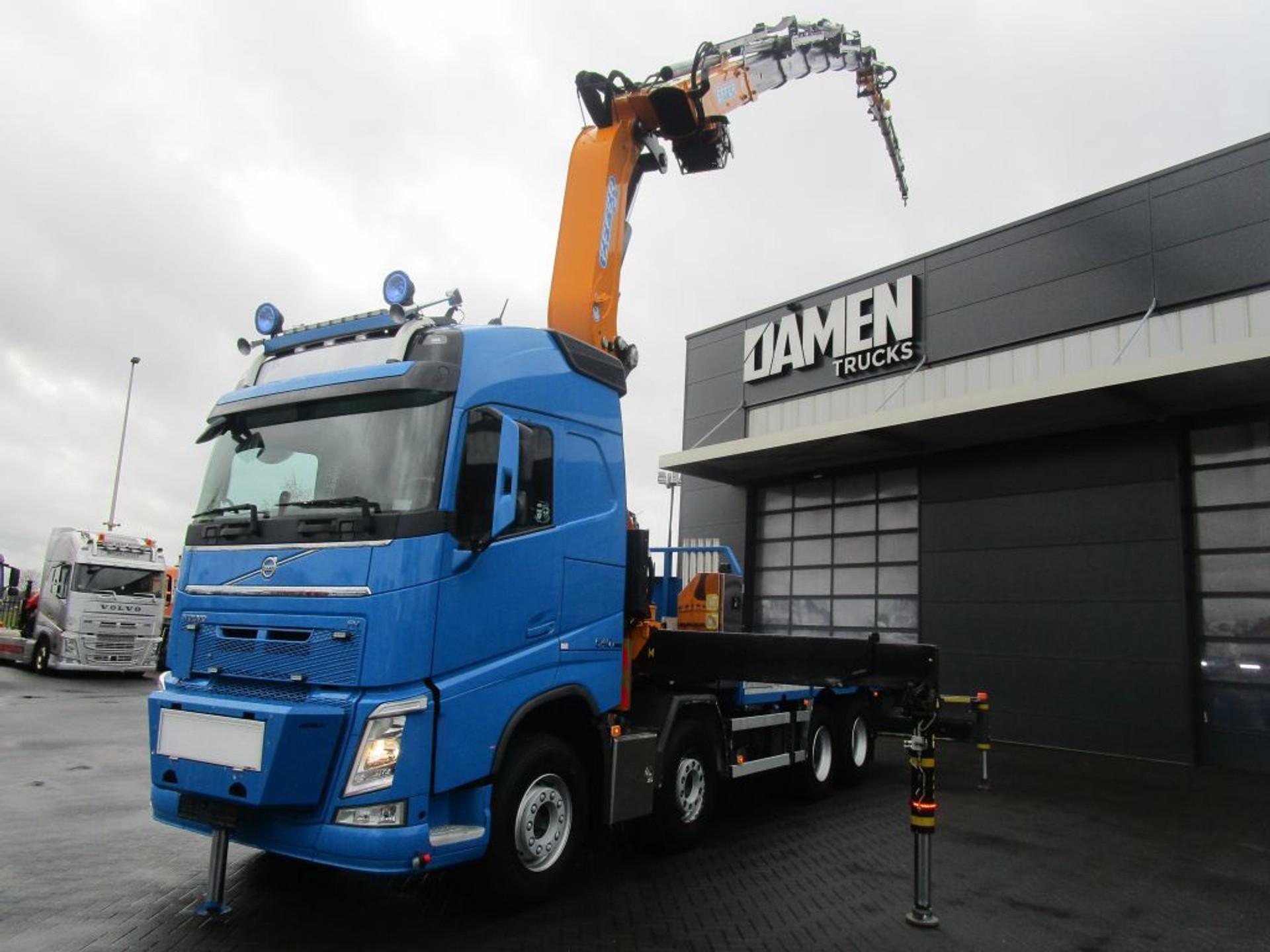 Foto 2 van Volvo FH 550 8x2 Euro 6 EFFER 685/6S + JIB 4S