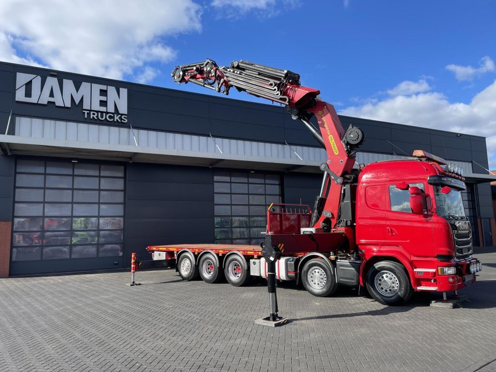 Foto 10 van Scania R 490 LB 10x4 Palfinger PK 110002-SH G + JIB PJ 170 E