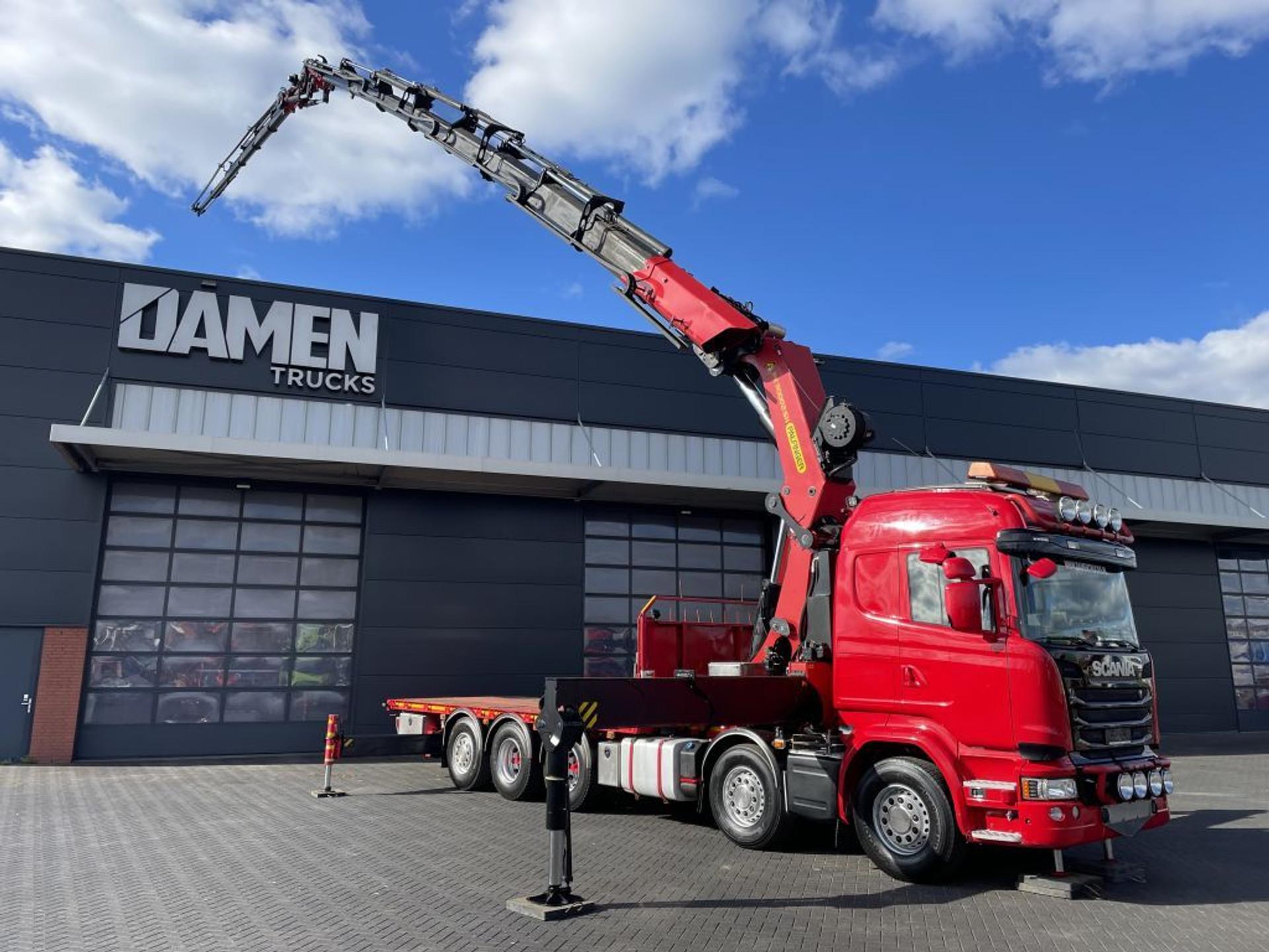 Foto 12 van Scania R 490 LB 10x4 Palfinger PK 110002-SH G + JIB PJ 170 E