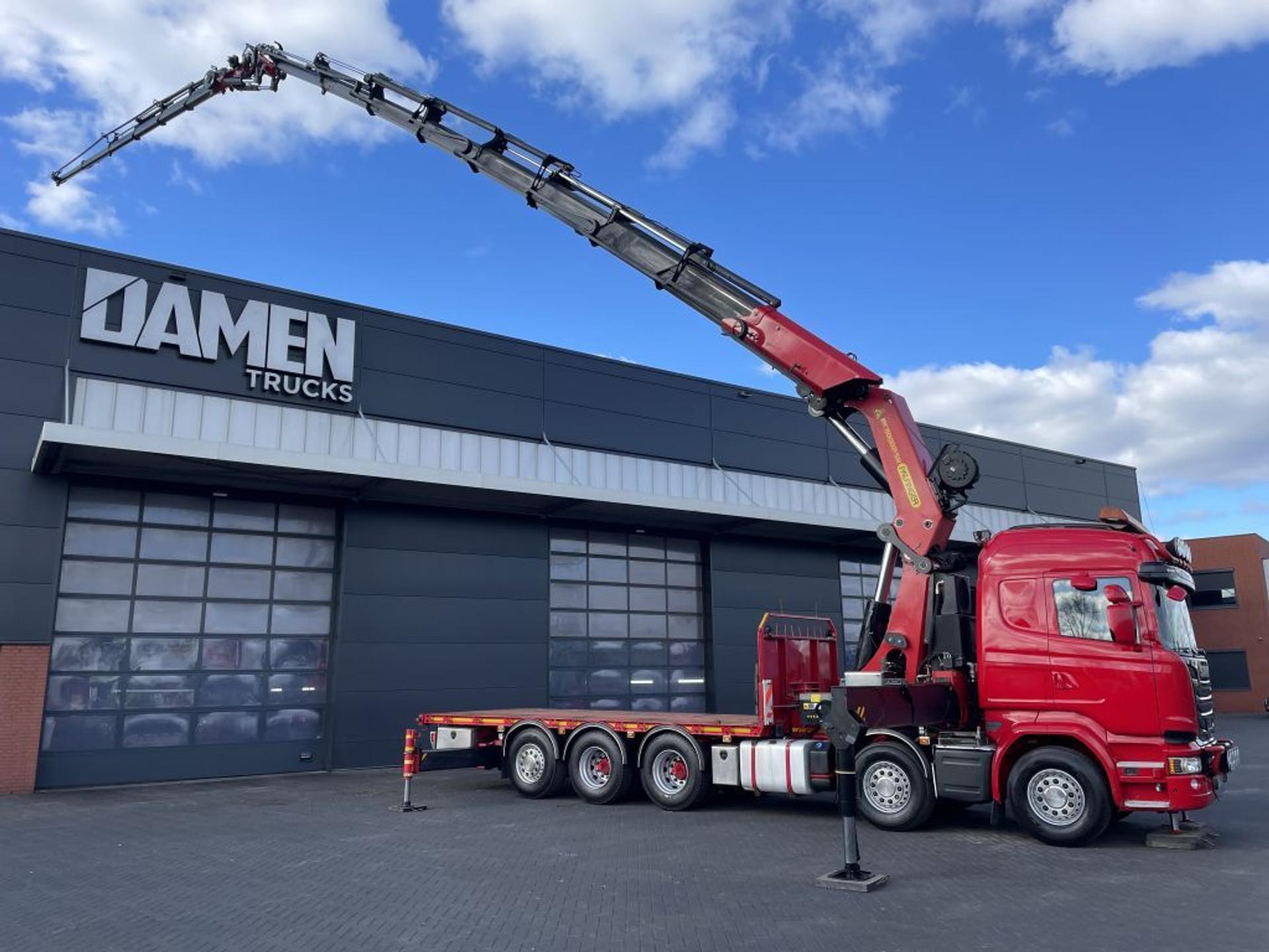 Foto 13 van Scania R 490 LB 10x4 Palfinger PK 110002-SH G + JIB PJ 170 E