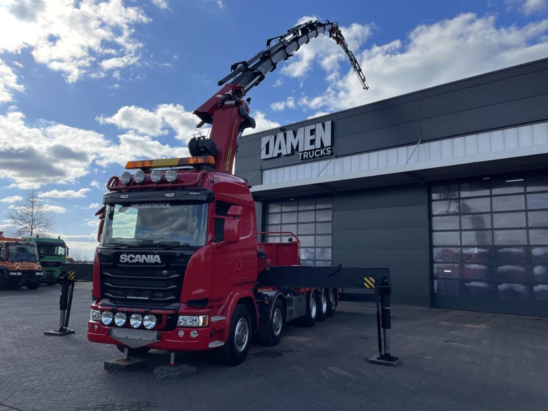 Foto 2 van Scania R 490 LB 10x4 Palfinger PK 110002-SH G + JIB PJ 170 E