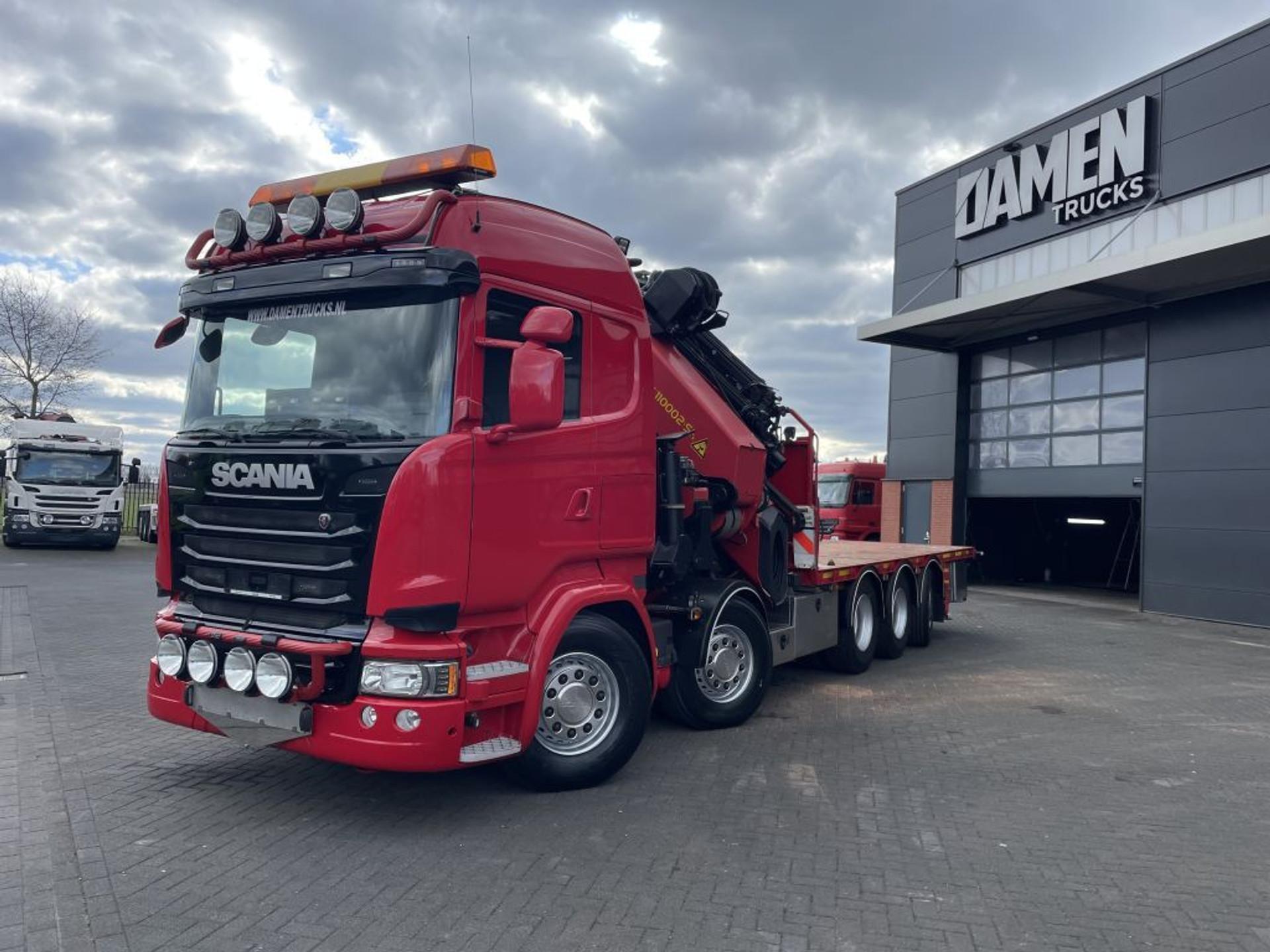 Foto 28 van Scania R 490 LB 10x4 Palfinger PK 110002-SH G + JIB PJ 170 E