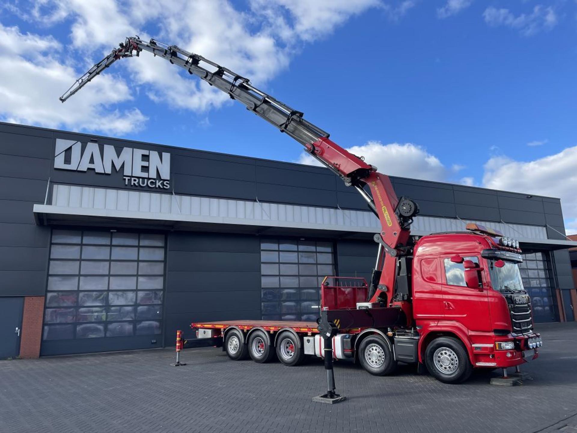 Foto 3 van Scania R 490 LB 10x4 Palfinger PK 110002-SH G + JIB PJ 170 E