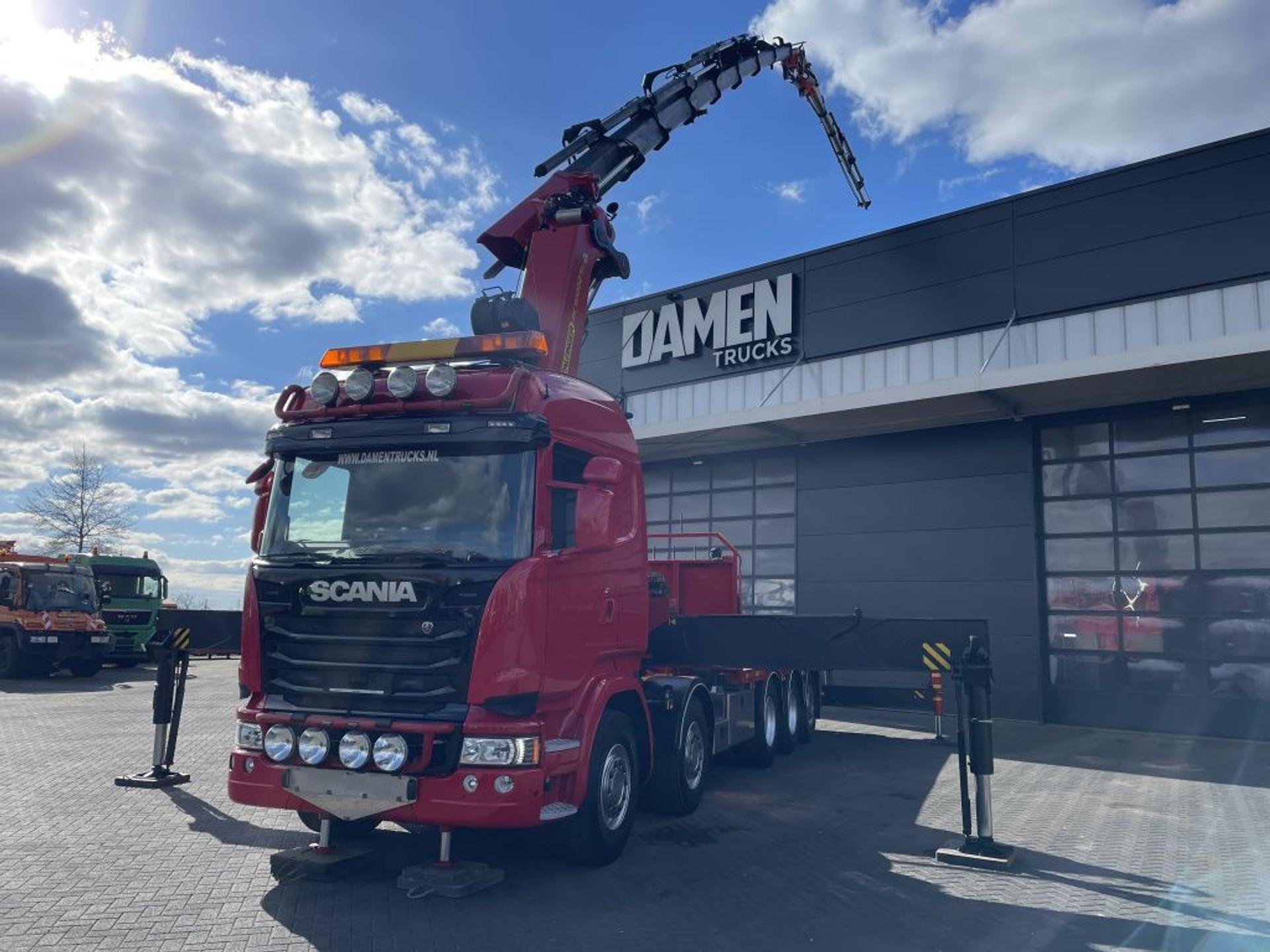 Foto 4 van Scania R 490 LB 10x4 Palfinger PK 110002-SH G + JIB PJ 170 E