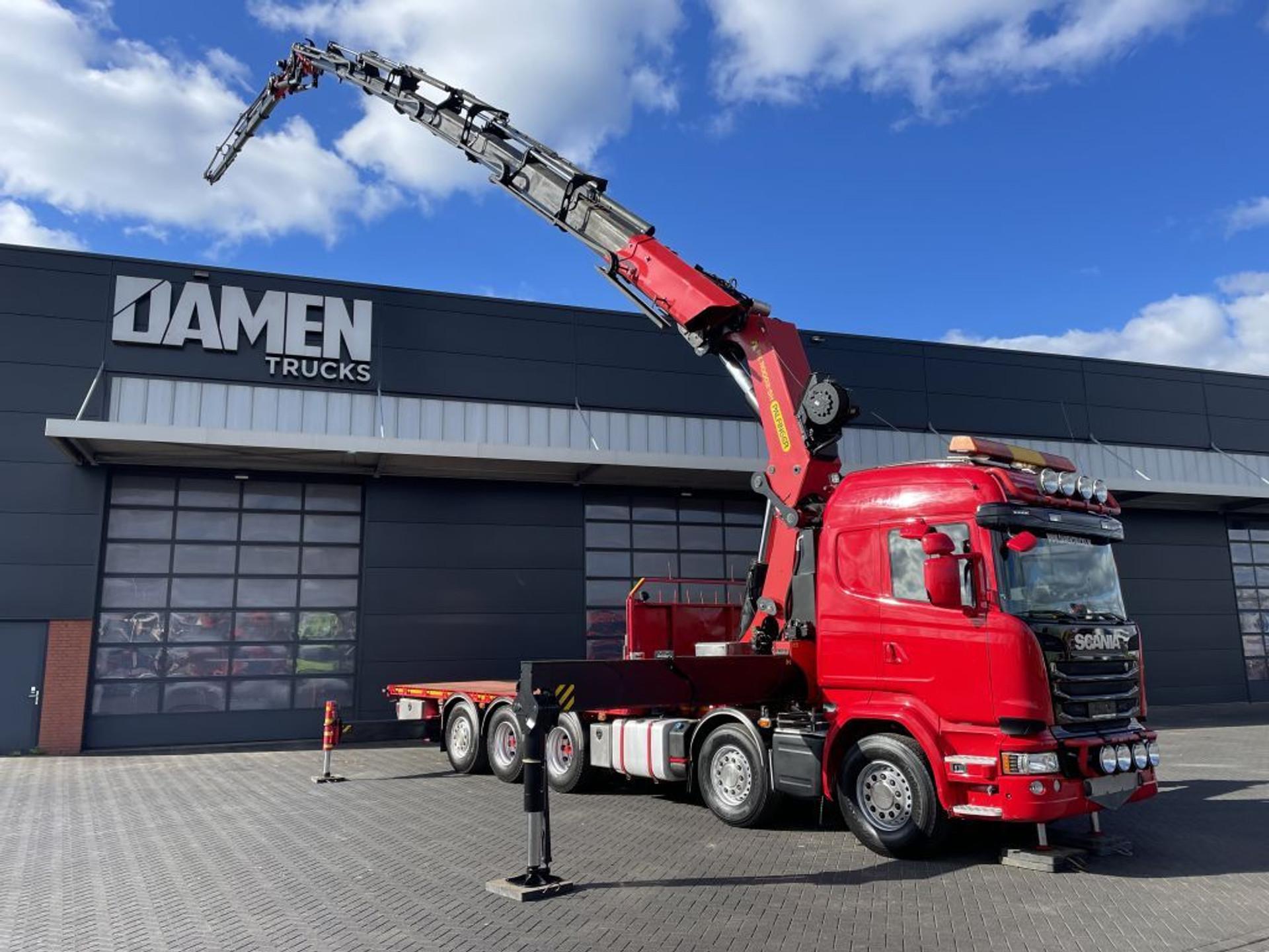 Foto 6 van Scania R 490 LB 10x4 Palfinger PK 110002-SH G + JIB PJ 170 E
