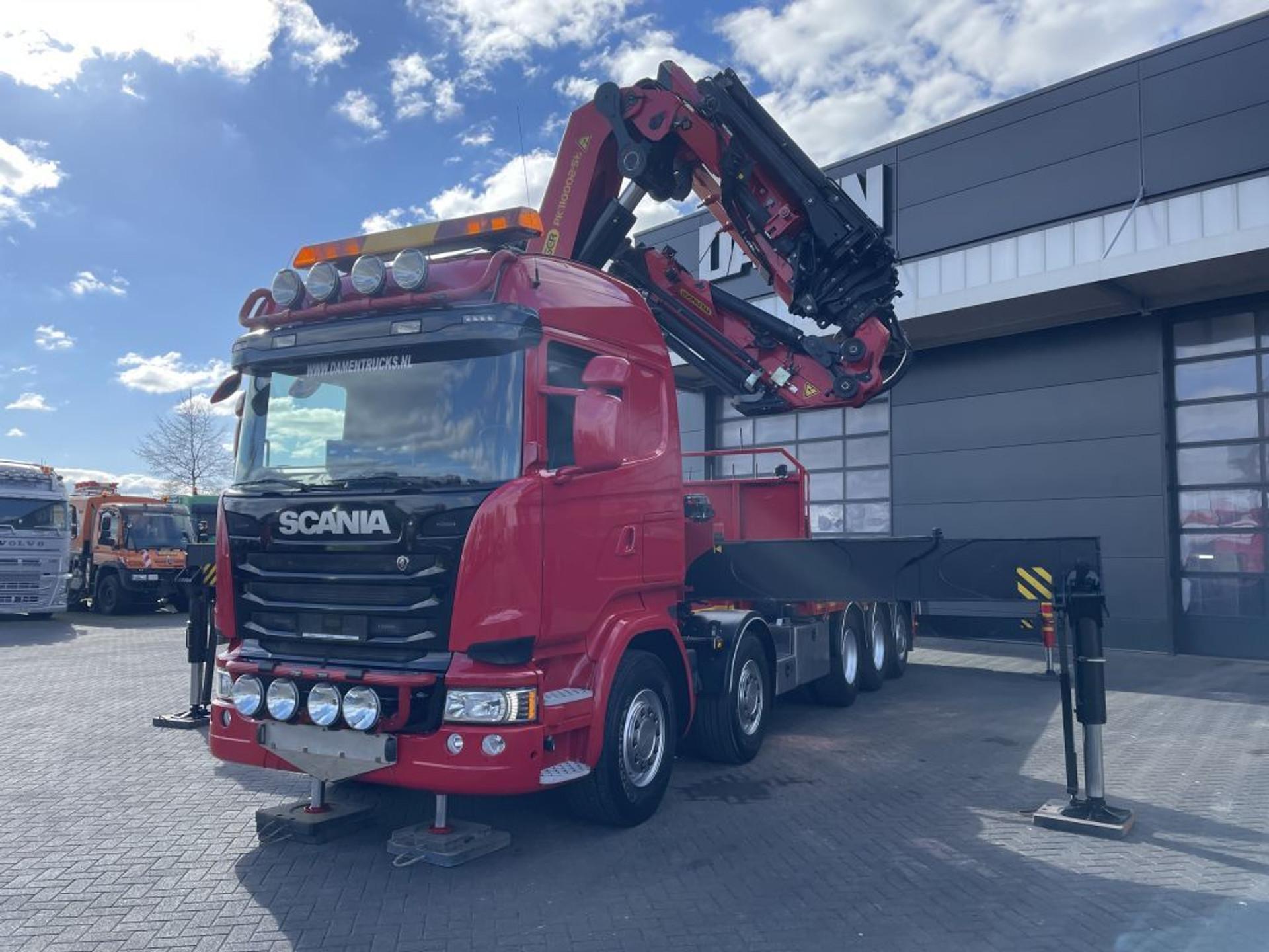 Foto 7 van Scania R 490 LB 10x4 Palfinger PK 110002-SH G + JIB PJ 170 E