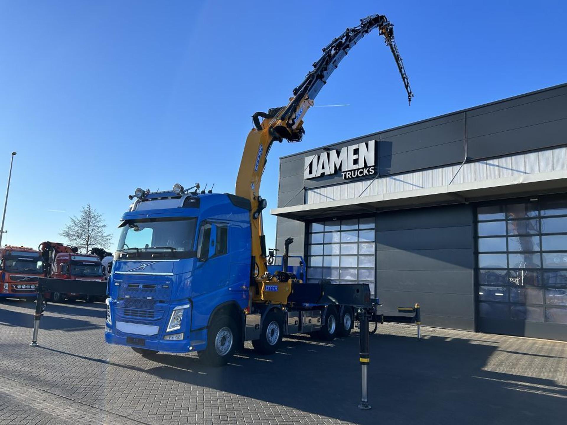 Foto 2 van Volvo FH 540 8x2 EFFER 955/8S + JIB 6S CROSSTAB