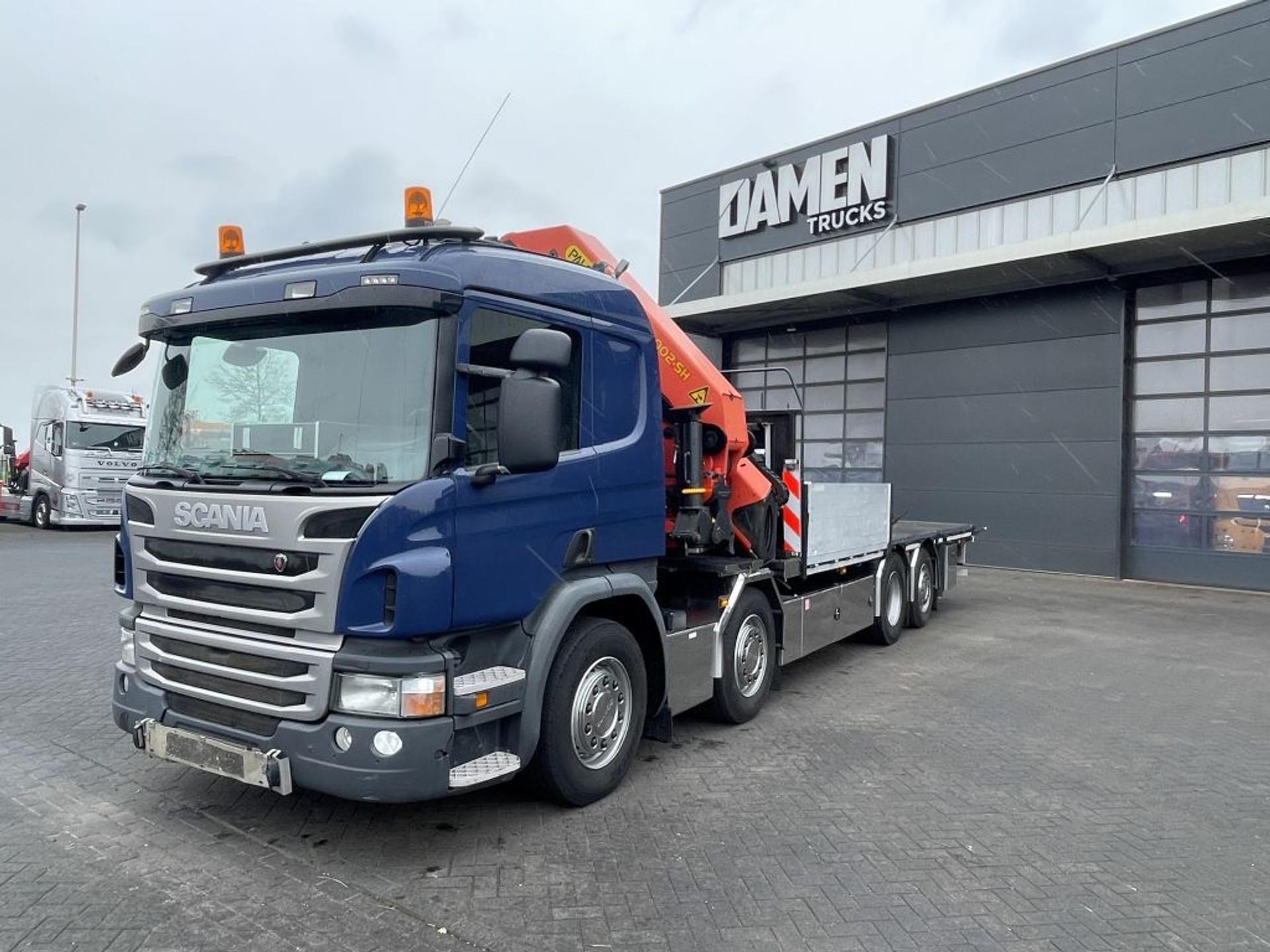 Foto 7 van Scania P 410 8x2 Euro 6 Palfinger PK 53002-SH E