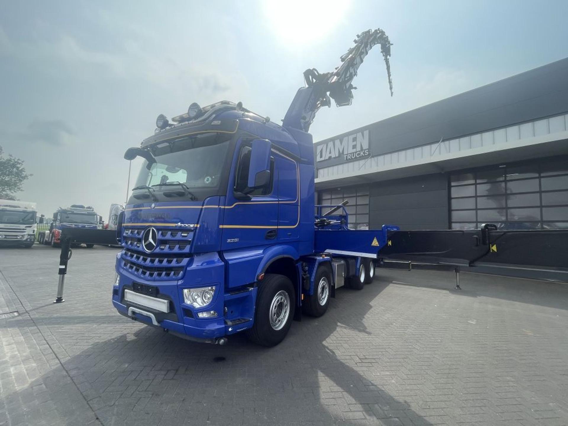 Foto 5 van Mercedes-Benz AROCS 3251 8x4 Euro 6 EFFER 955/8S Crosstab + JIB 6S