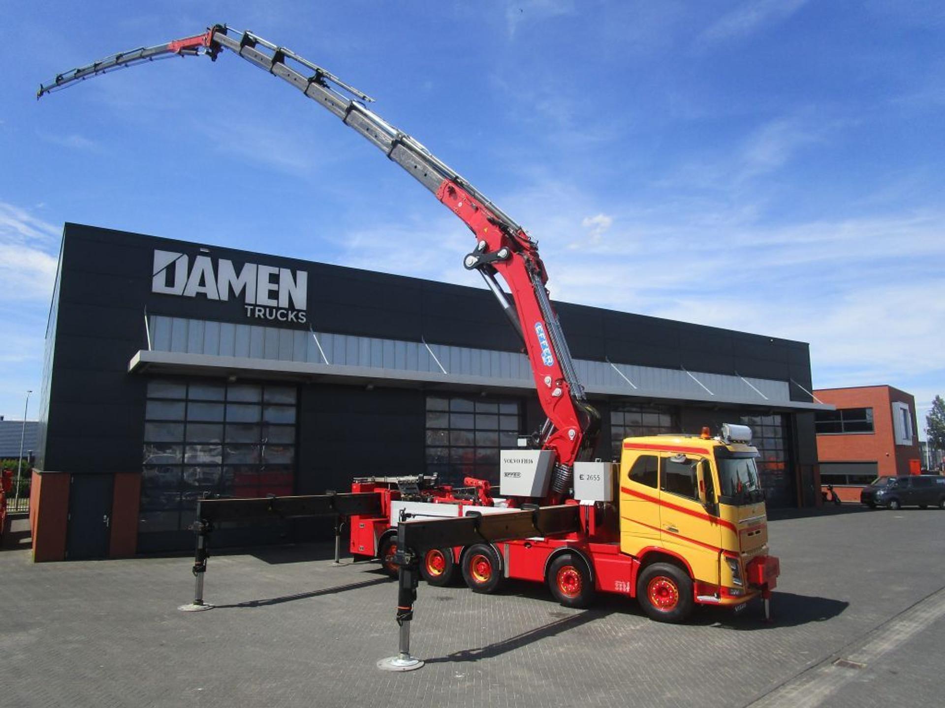 Foto 1 van Volvo FH 16.750 10x4 EFFER 2655 + JIB 6S + MINI JIB 3S