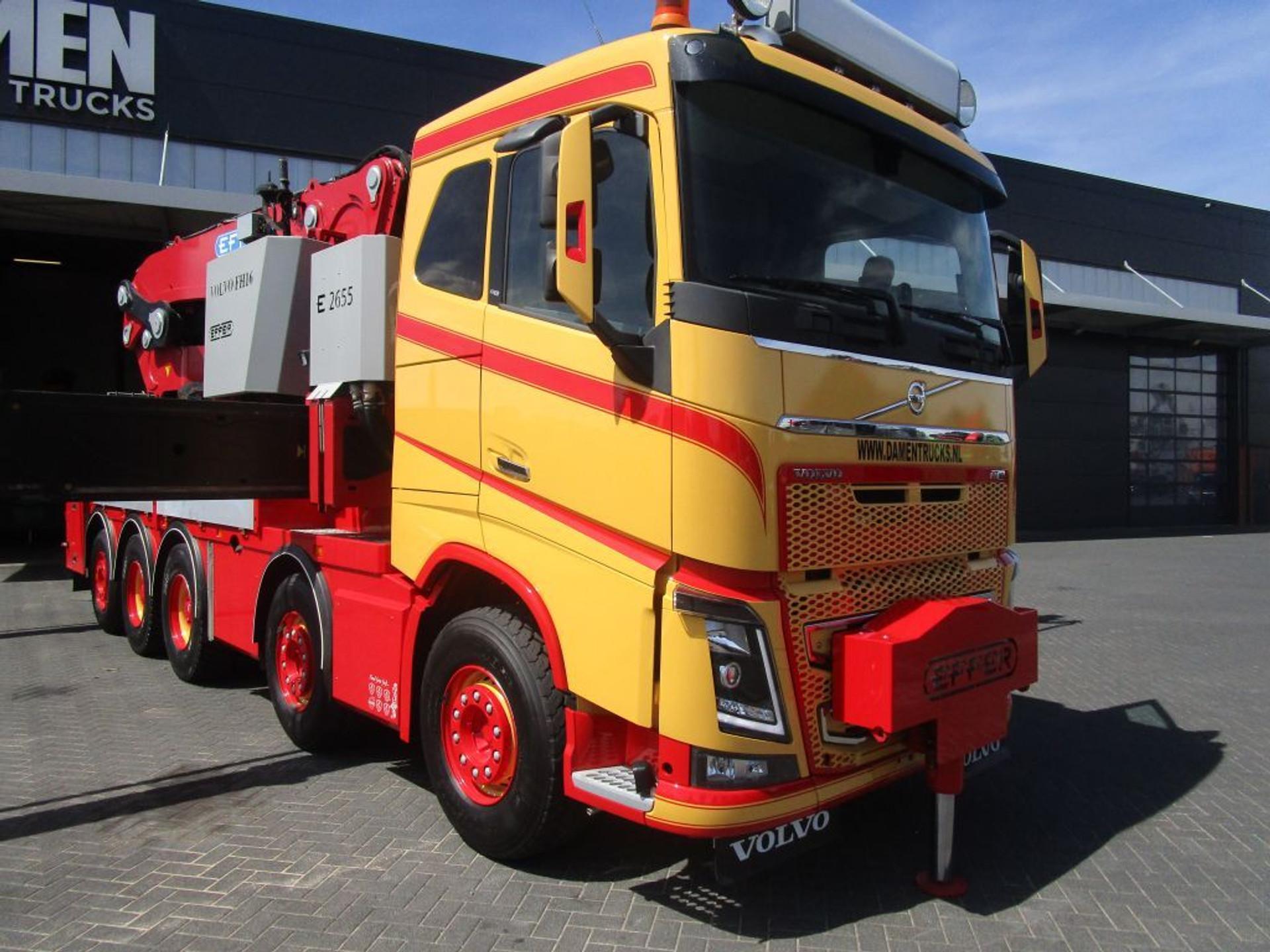 Foto 15 van Volvo FH 16.750 10x4 EFFER 2655 + JIB 6S + MINI JIB 3S