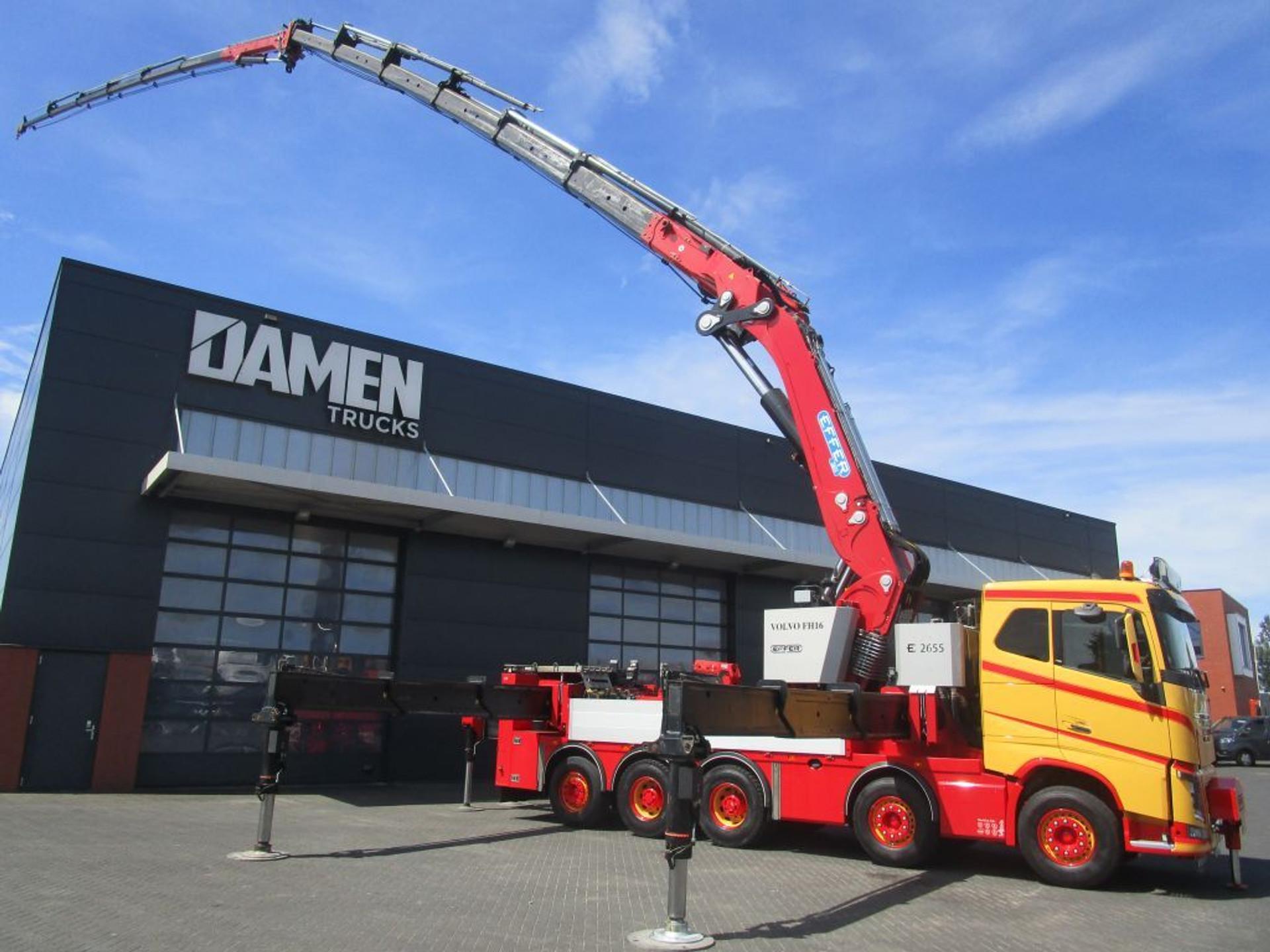 Foto 19 van Volvo FH 16.750 10x4 EFFER 2655 + JIB 6S + MINI JIB 3S