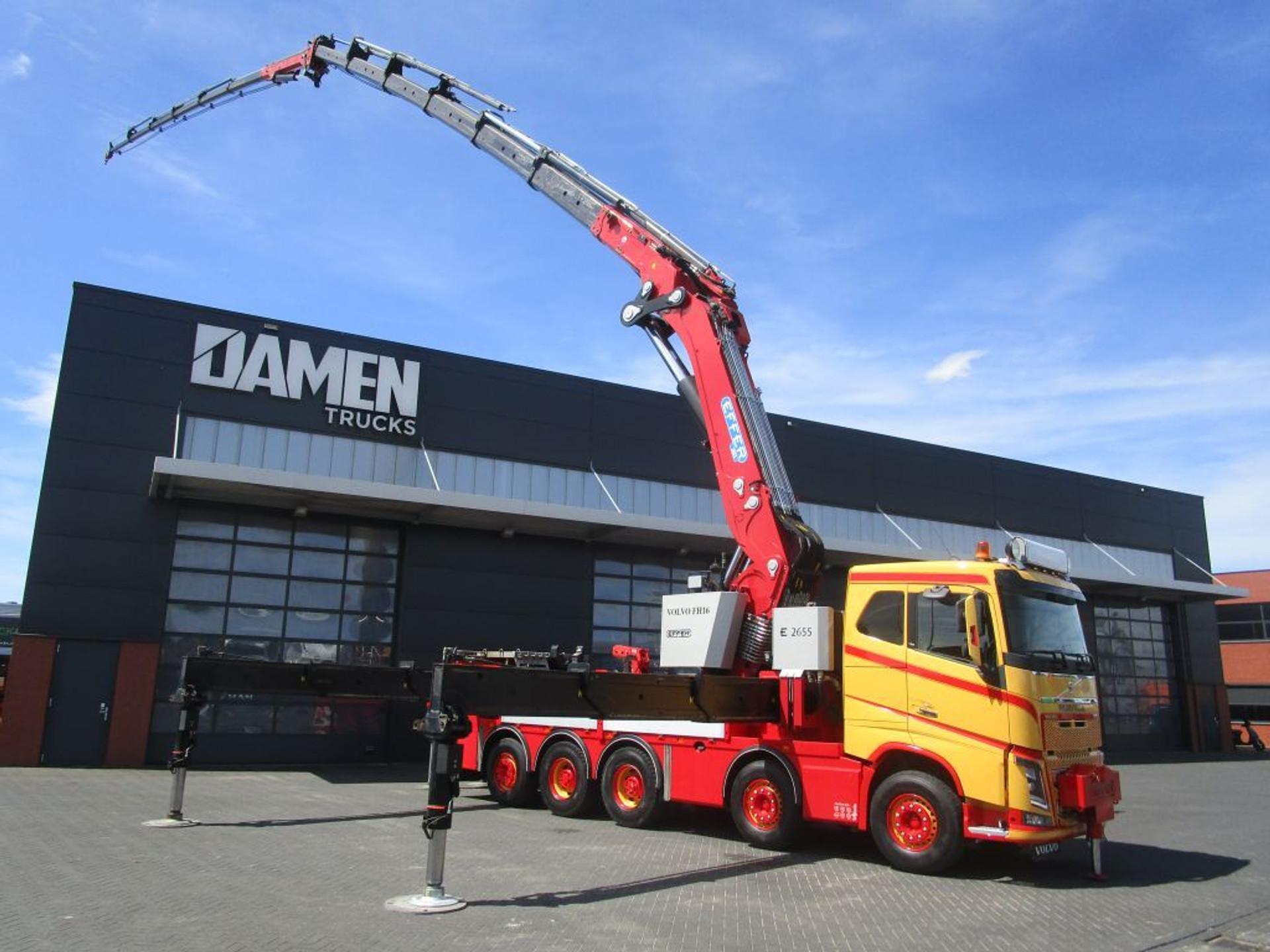 Foto 21 van Volvo FH 16.750 10x4 EFFER 2655 + JIB 6S + MINI JIB 3S