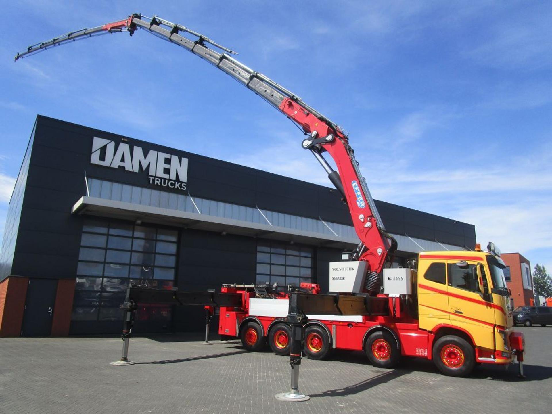Foto 23 van Volvo FH 16.750 10x4 EFFER 2655 + JIB 6S + MINI JIB 3S