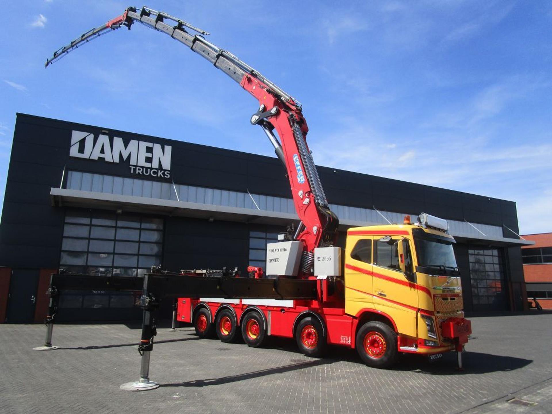 Foto 24 van Volvo FH 16.750 10x4 EFFER 2655 + JIB 6S + MINI JIB 3S