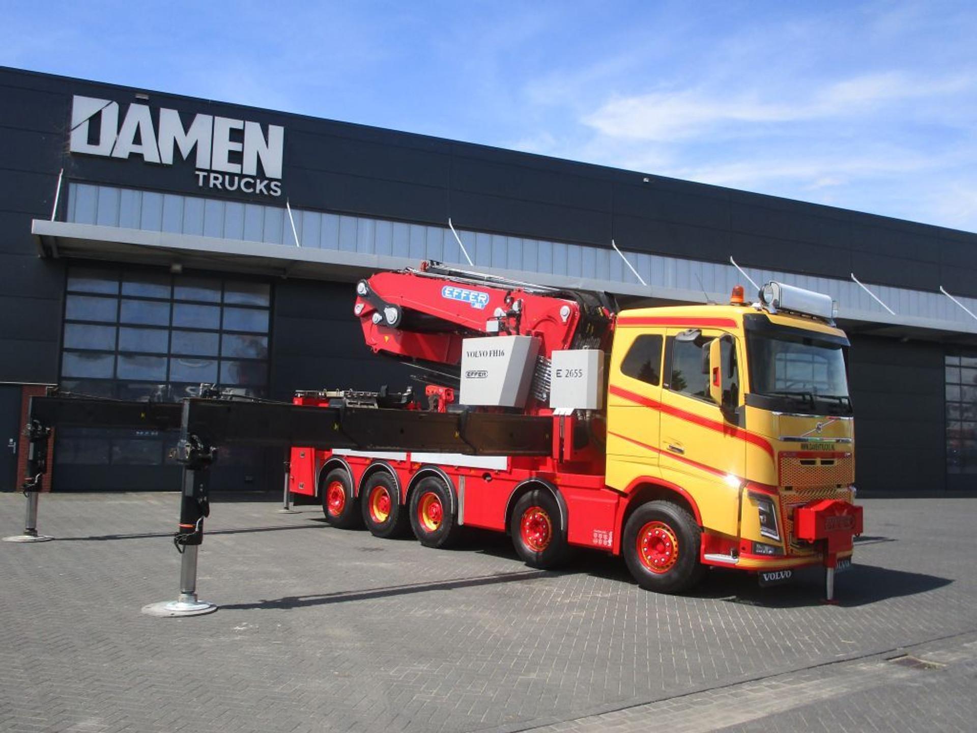 Foto 9 van Volvo FH 16.750 10x4 EFFER 2655 + JIB 6S + MINI JIB 3S