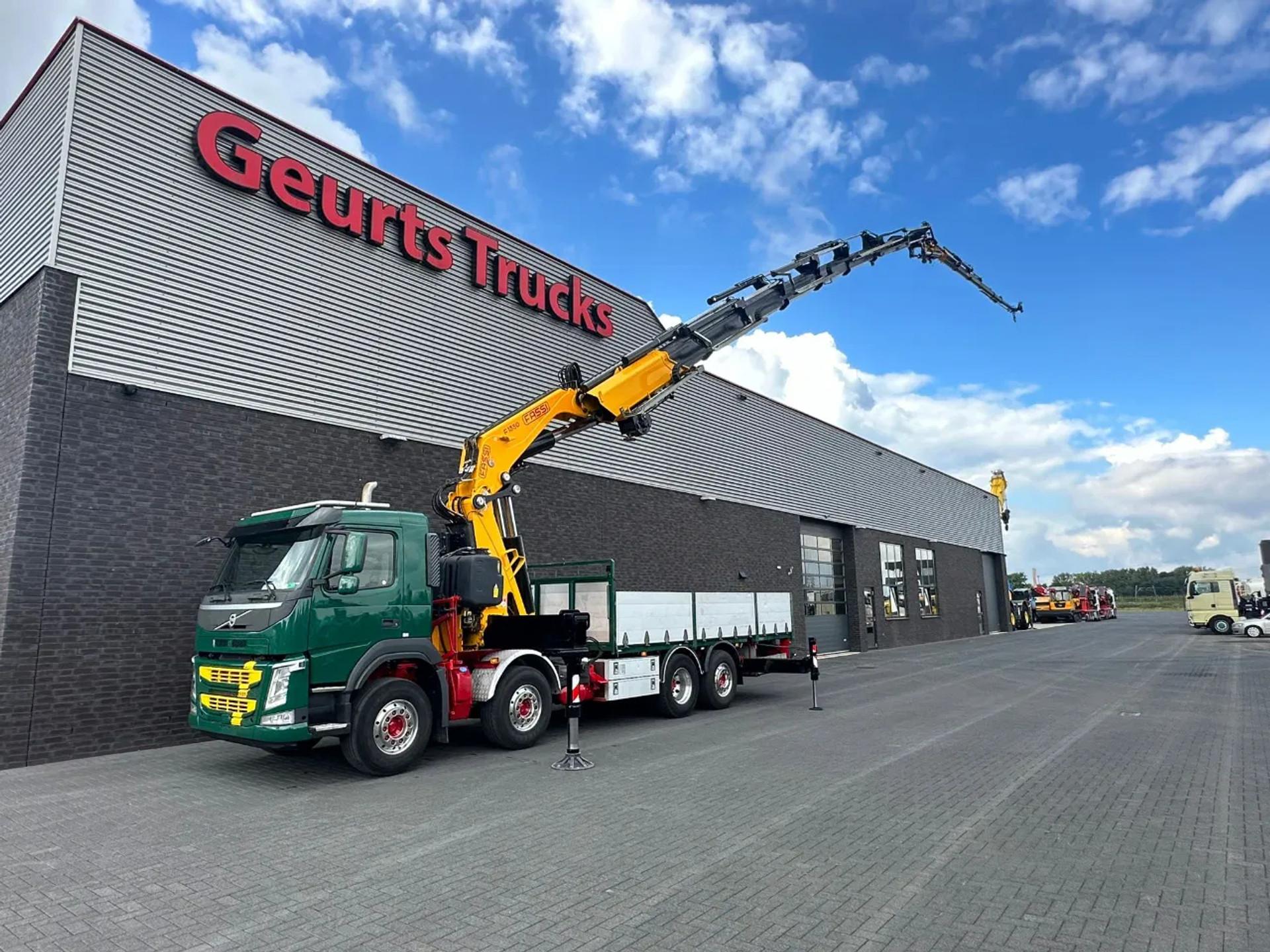 Foto 6 van Volvo FM 500 8X2 + FASSI F1350RA.2.28 XHE-DYNAMIC + JIB L616 KRAAN/KRAN/CRANE/GRUA