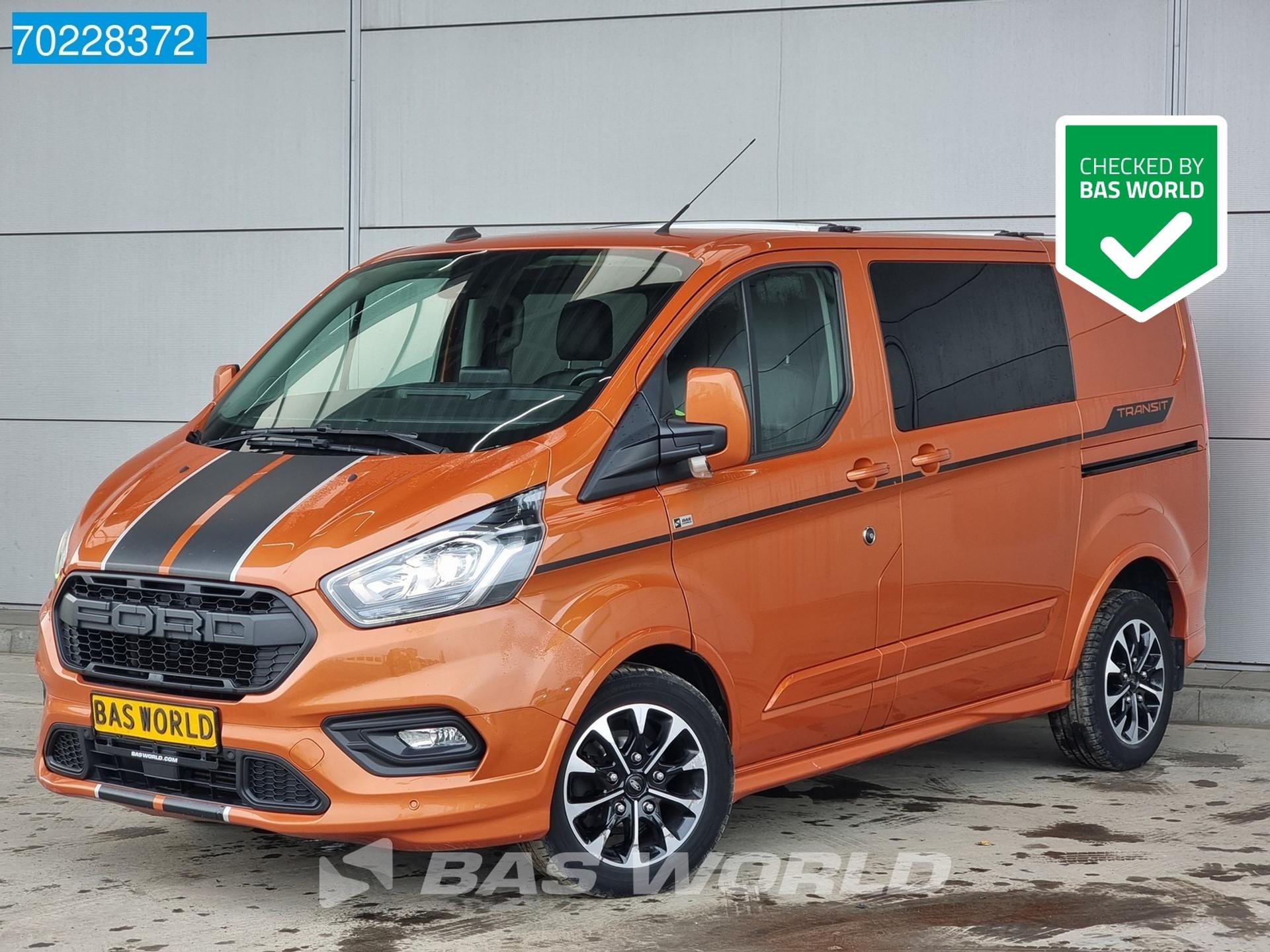 Foto 1 van Ford Transit Custom 185pk Automaat Sport L1H1 Dubbel Cabine ACC Navi Camera Trekhaak Euro6 3m3 Airco Dubbel cabine Trekhaak