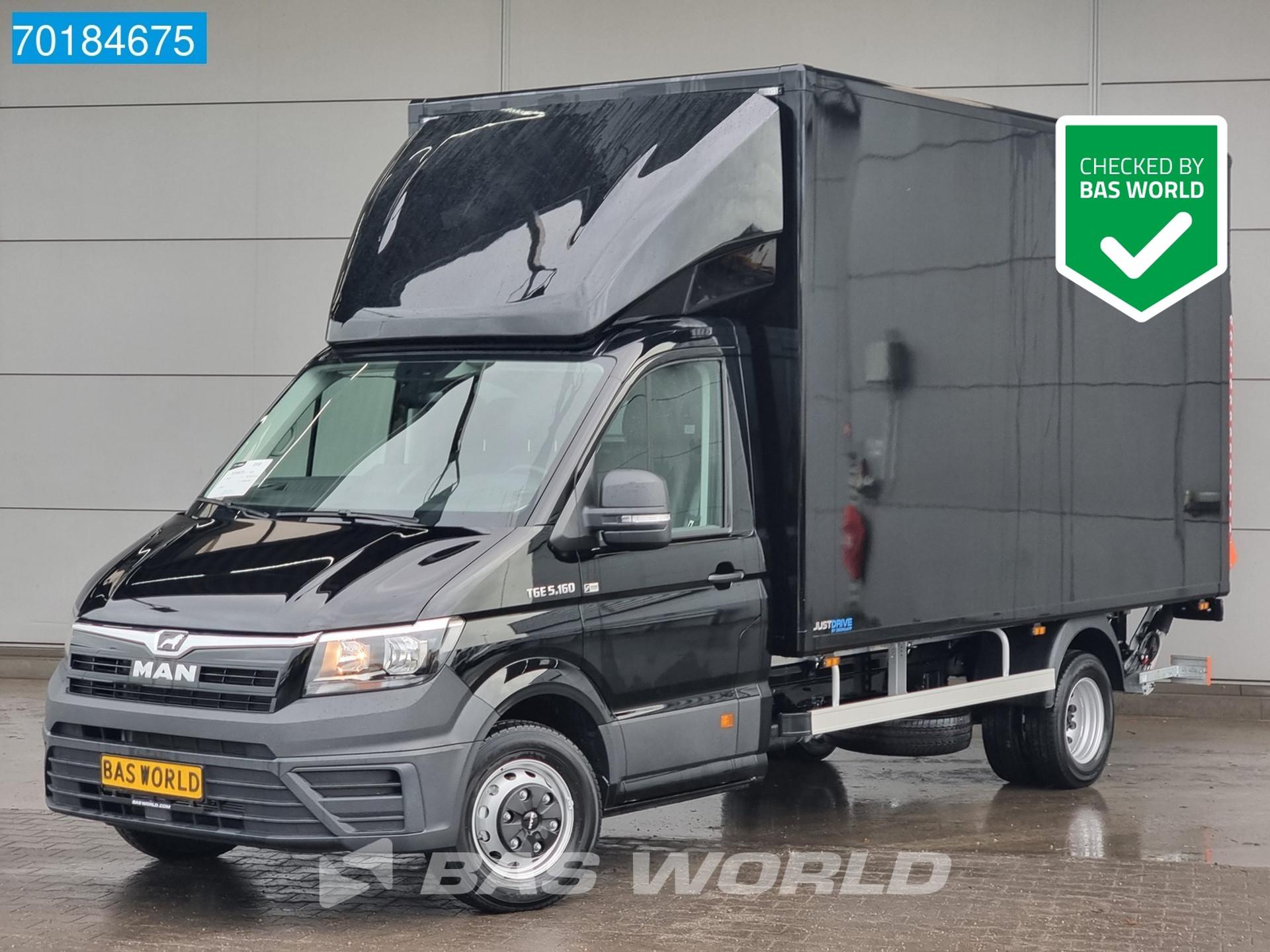 Foto 1 van MAN TGE 5.160 Automaat Dubbellucht Bakwagen Laadklep Lat om Lat ACC CarPlay Airco Meubelbak Koffer 21m3 Airco