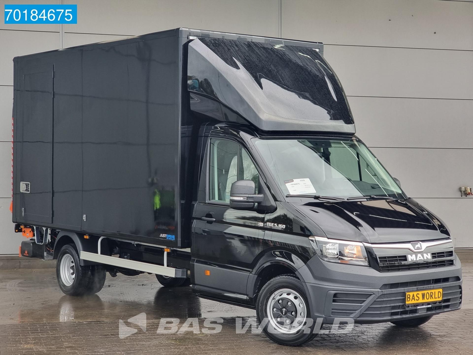 Foto 5 van MAN TGE 5.160 Automaat Dubbellucht Bakwagen Laadklep Lat om Lat ACC CarPlay Airco Meubelbak Koffer 21m3 Airco