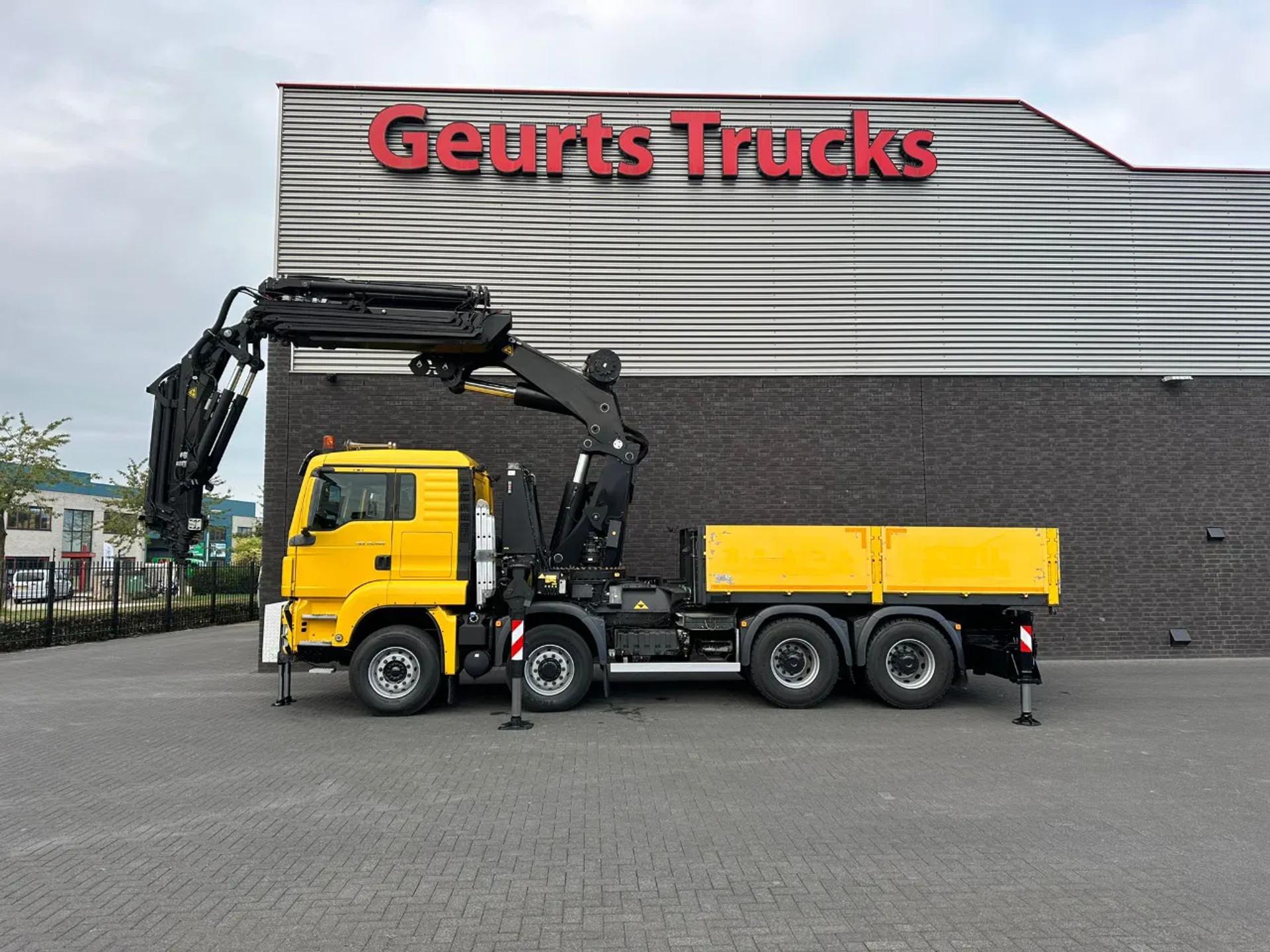 Foto 10 van MAN TGS 35.480 8X6H + PALFINGER PK 85002 F + JIB PJ170E KRAAN/KRAN/CRANE/GRUA