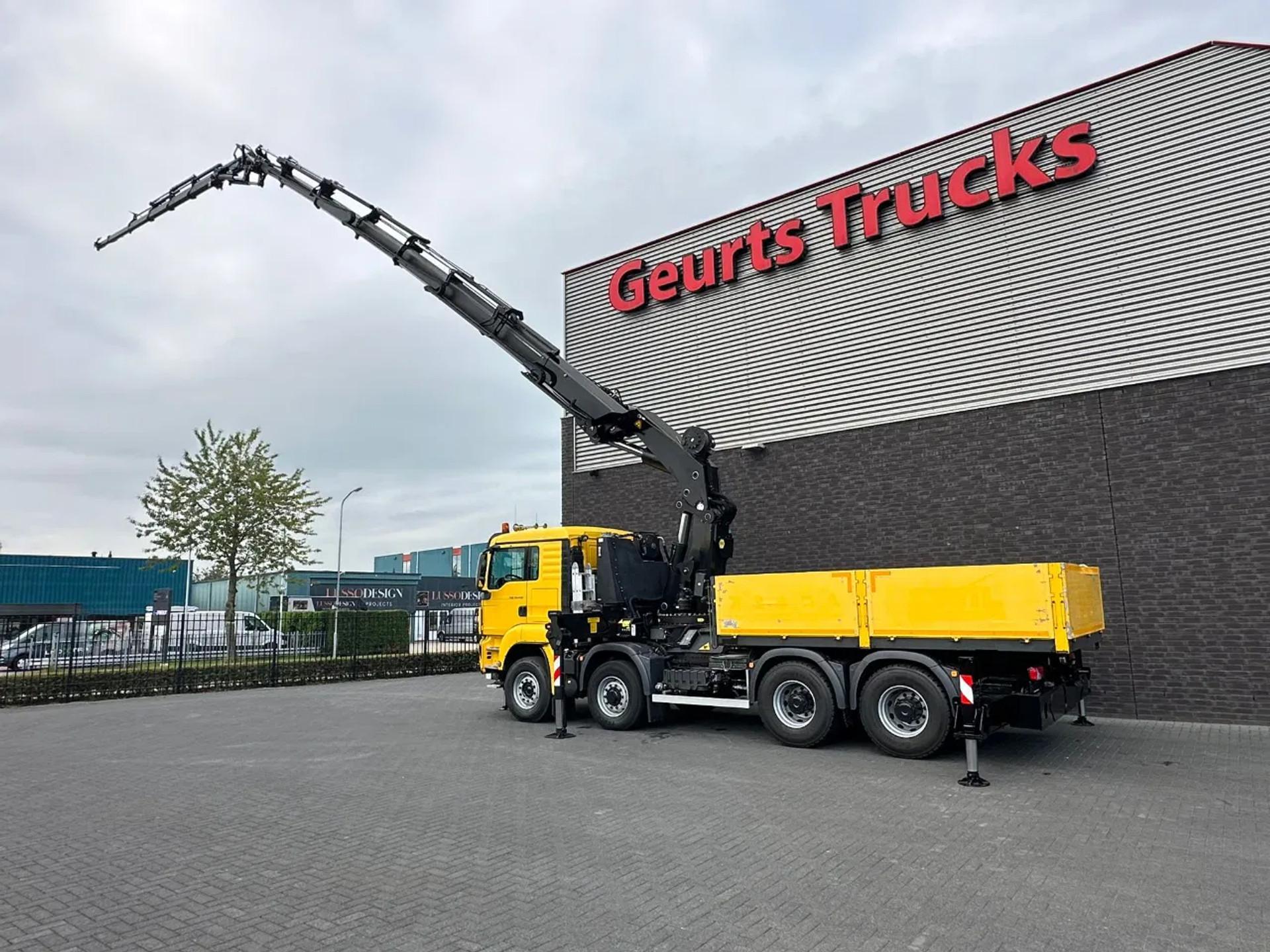 Foto 7 van MAN TGS 35.480 8X6H + PALFINGER PK 85002 F + JIB PJ170E KRAAN/KRAN/CRANE/GRUA
