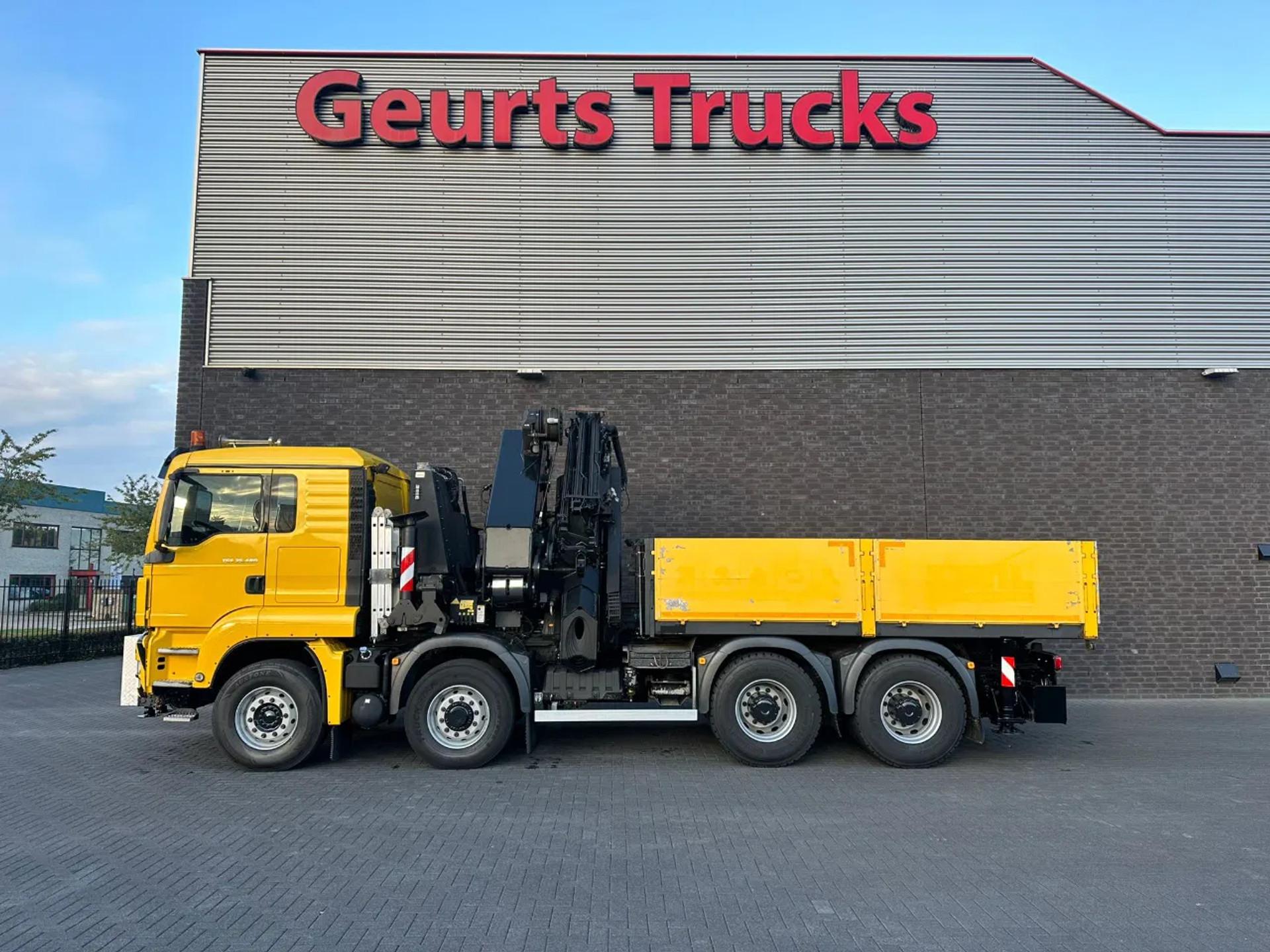 Foto 9 van MAN TGS 35.480 8X6H + PALFINGER PK 85002 F + JIB PJ170E KRAAN/KRAN/CRANE/GRUA