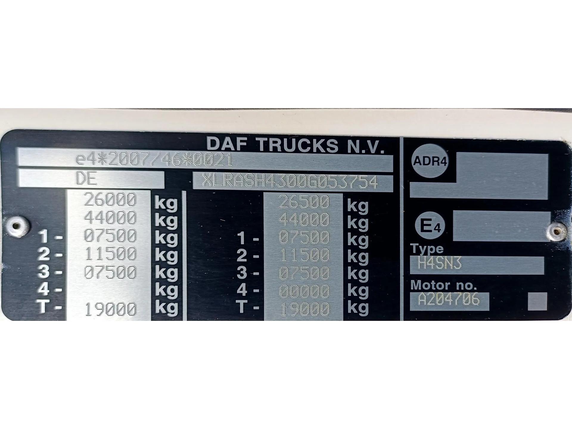 Foto 15 van DAF WISSELLAADBAK SYSTEEM - OOK IDEAAL OM OPRIJ AUTO TE MAKEN - 655000KM