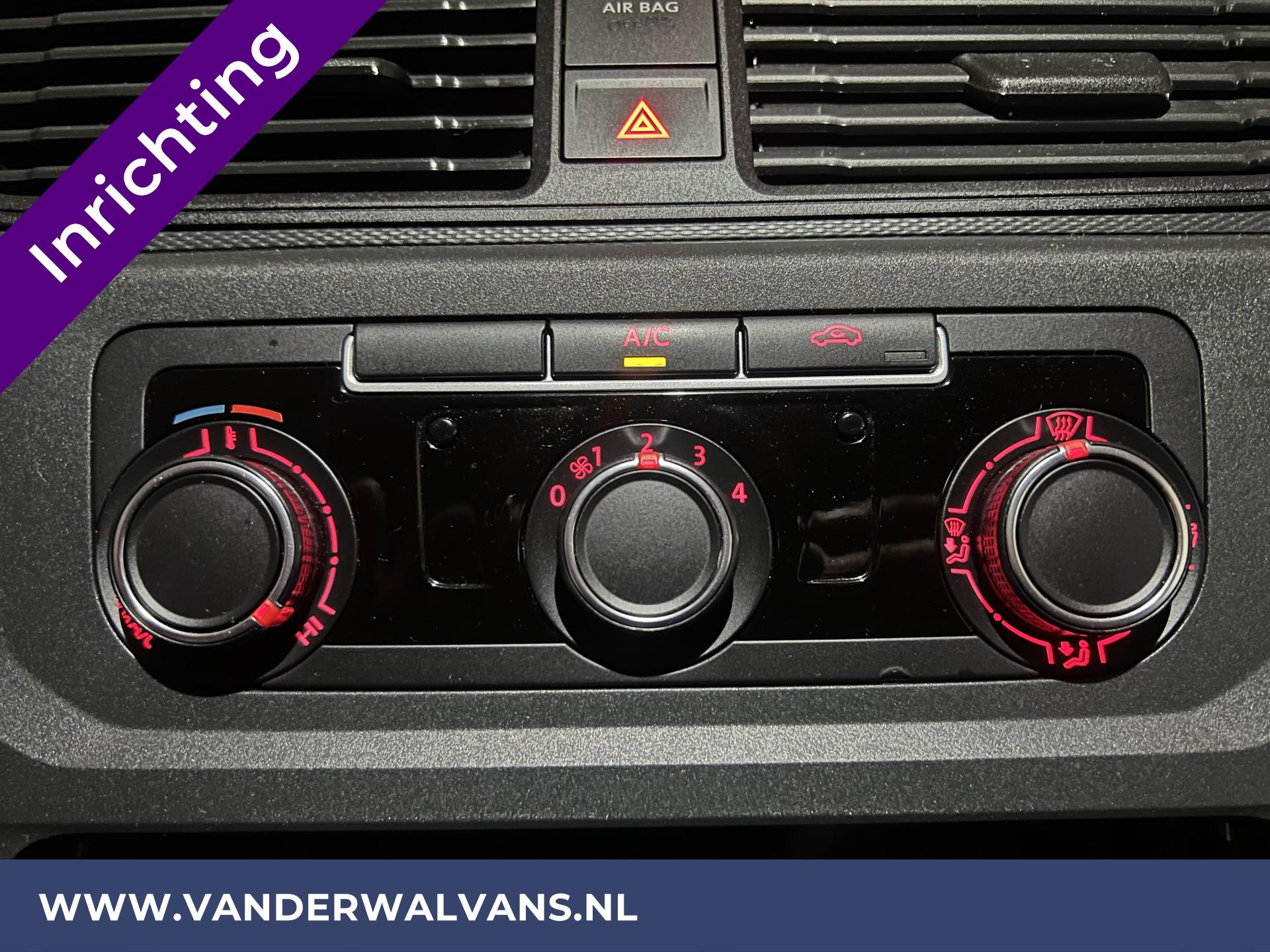 Foto 4 van Volkswagen Caddy 2.0 TDI L1H1 Inrichting Euro6 Airco | Imperiaal | Trekhaak | Cruisecontrol