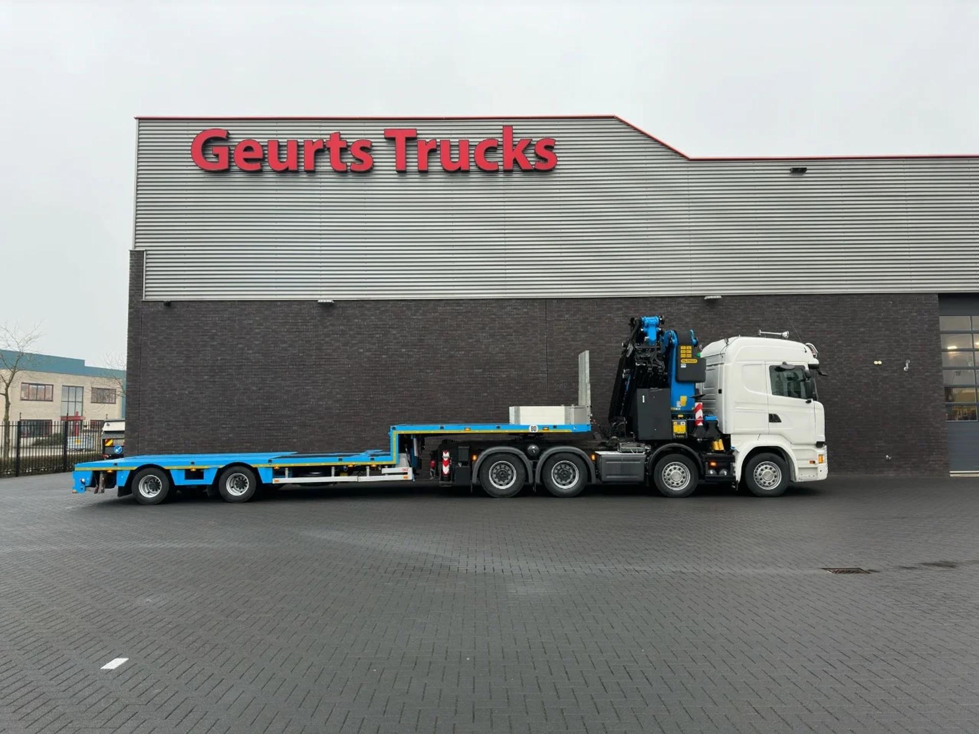 Foto 47 van Scania R520 V8 8X4 TREKKER-BAKWAGEN COMBI + PALFINGER PK 92002-SH G + JIB PJ 125 E KRAAN/KRAN/CRANE/GRUA